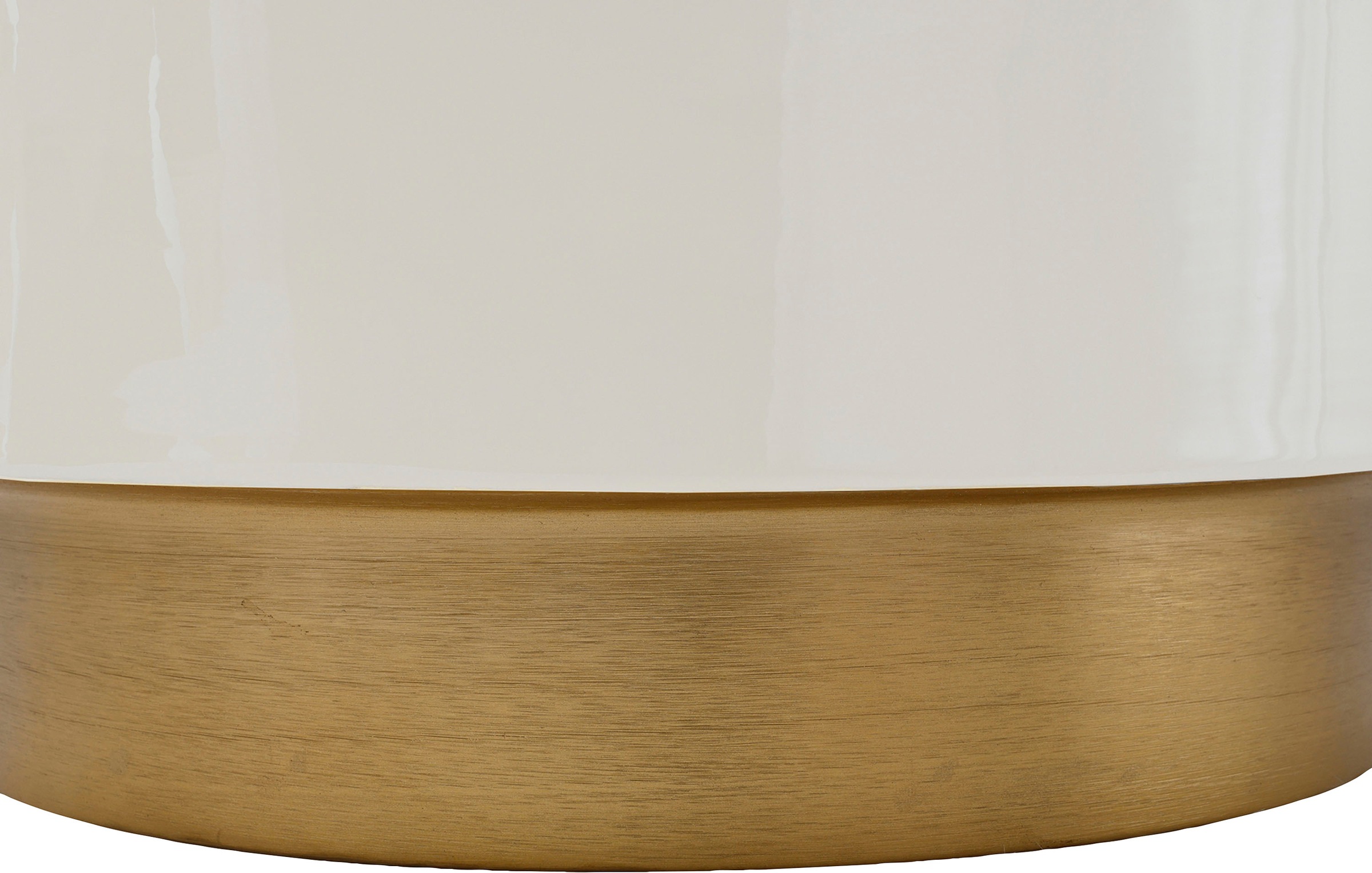 Kayoom Sitzhocker »Hocker Artisse, Edler Touch durch goldfarbenenen Sockel«, (1 St.), stilvoll, farbig lackiert, dekorativ, Moderner Look