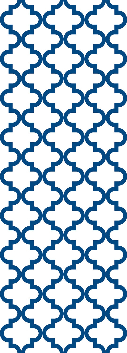 Image of queence Vinyltapete "Quek - blau" Farbverlauf abstrakt bedruckt gemustert glatt 90x250cm, selbstklebend, kinderleichte Anbringung, Sticker