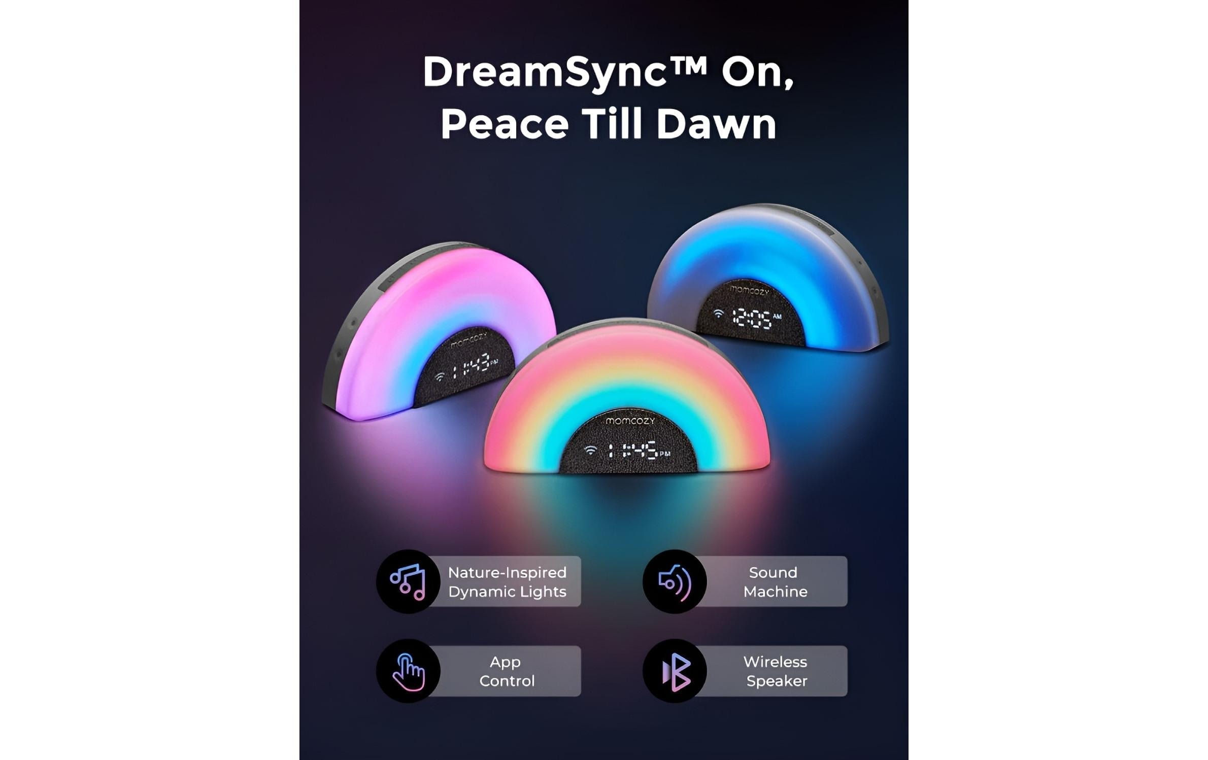 Momcozy »DreamSync Rainbow Noise Machine«
