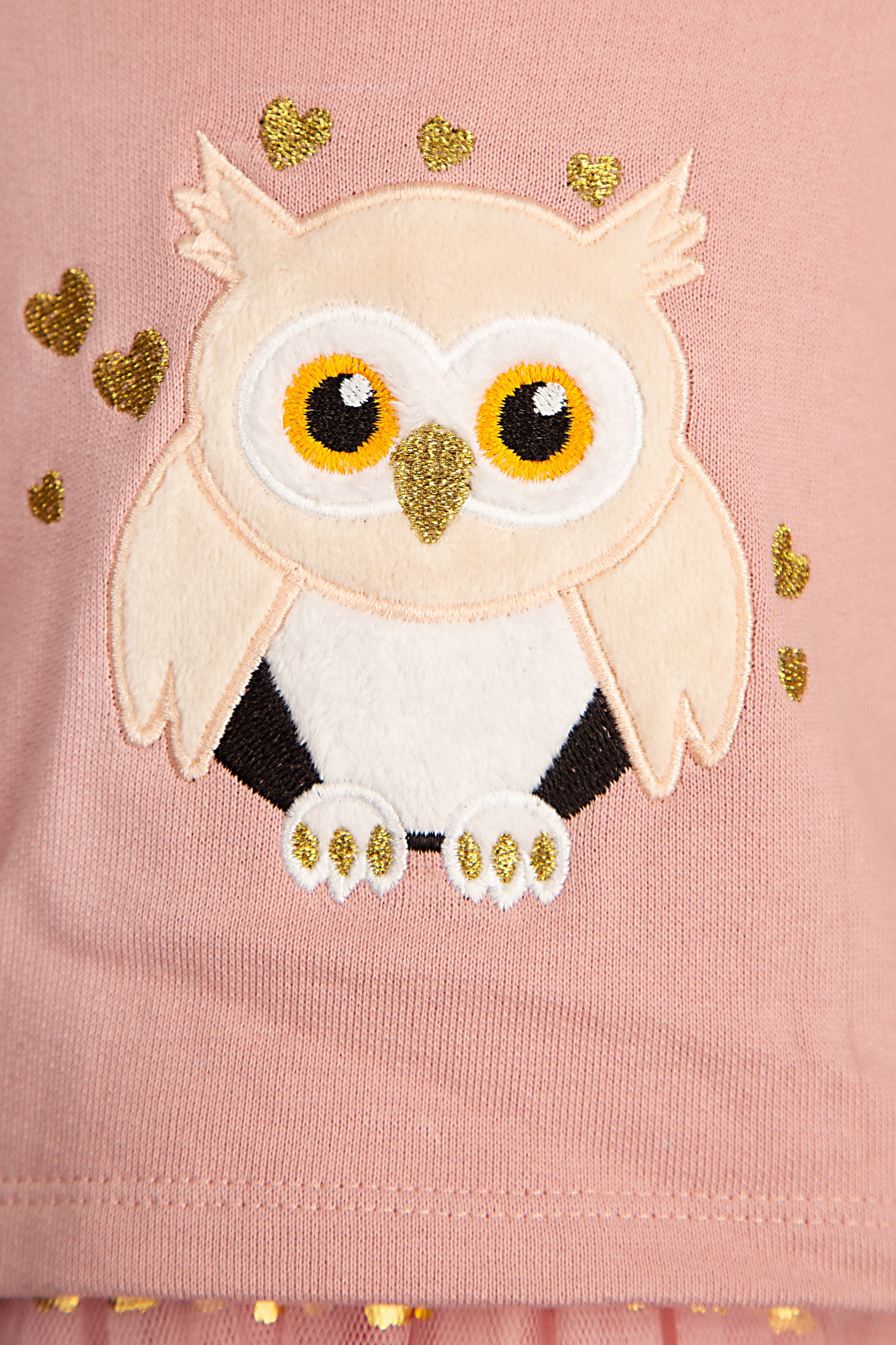 happy girls Robe en sweat mit hochwertiger Applikation und glitzerndem Alloverprint