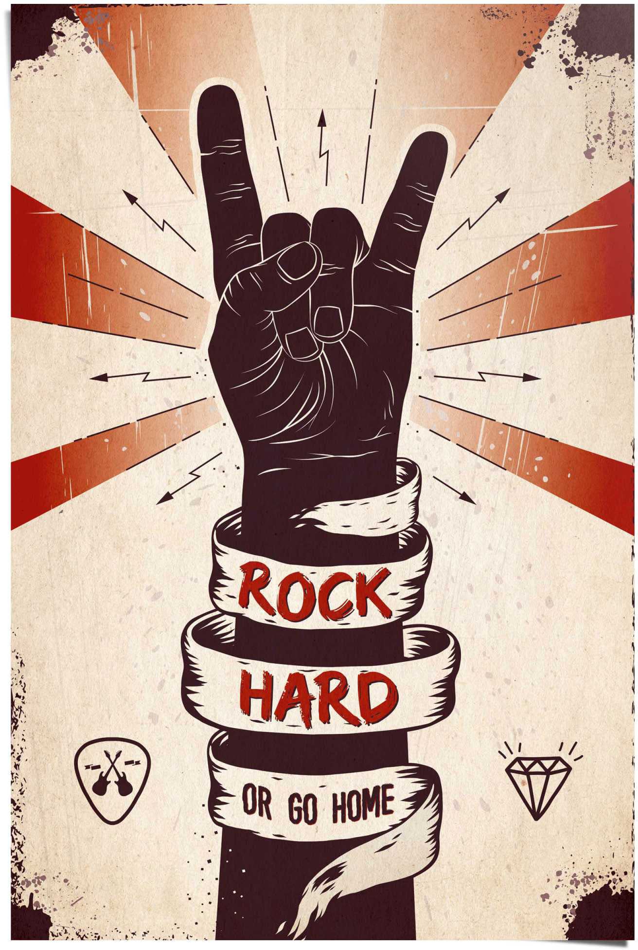 Reinders! Poster »Rock Hard«, (1 St.)