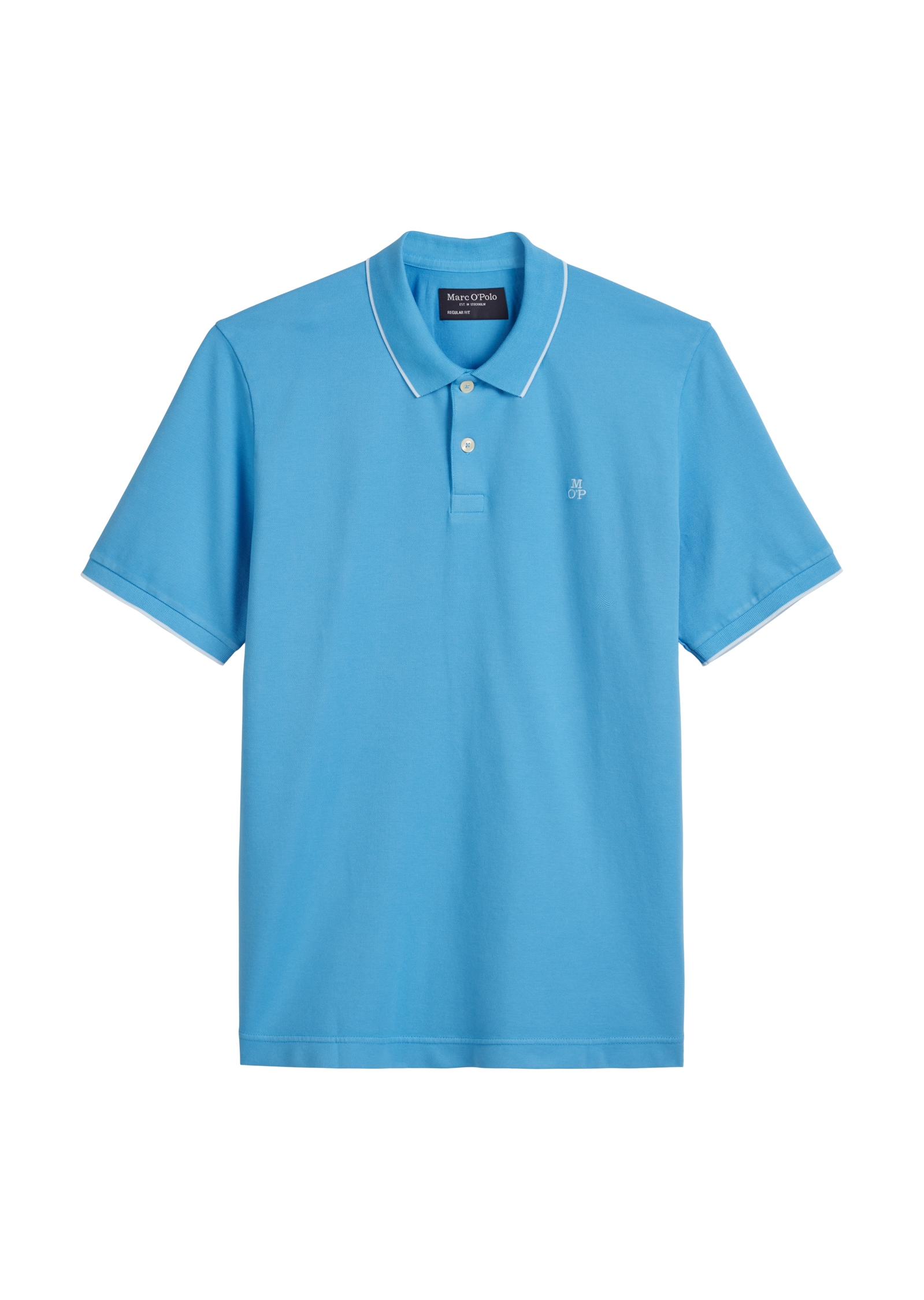 Marc O'Polo Poloshirt aus Piqué, regular fit, kontrastfarbene Details