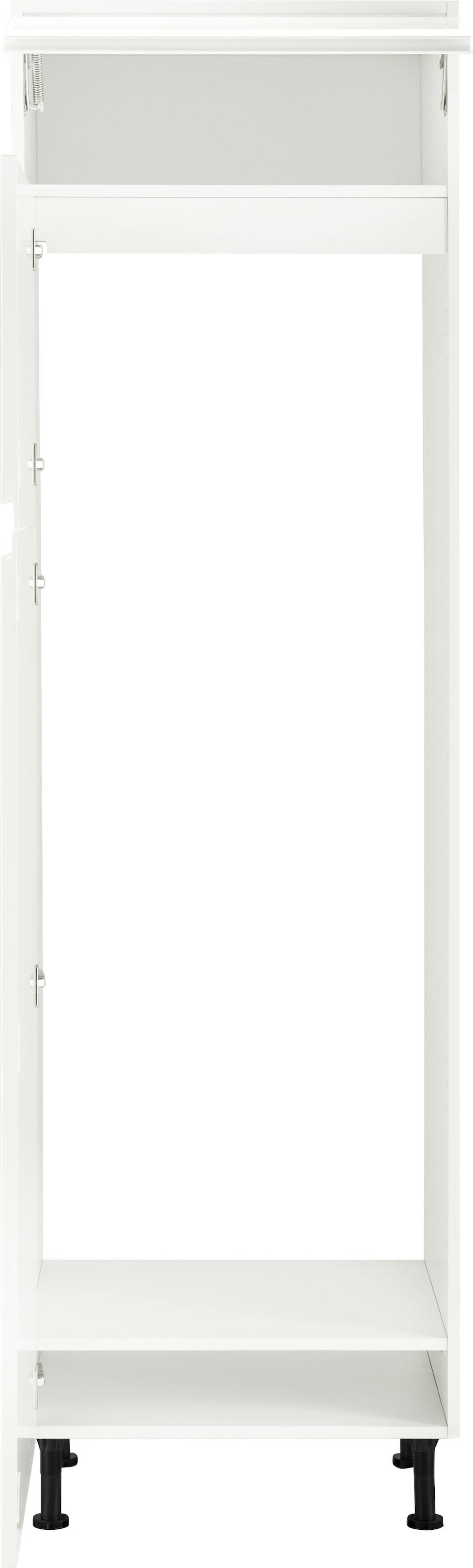 OPTIFIT Kühlumbauschrank »Avio«, Hochglanz-Fronten und höhenverstellbaren Füssen, Breite 60 cm