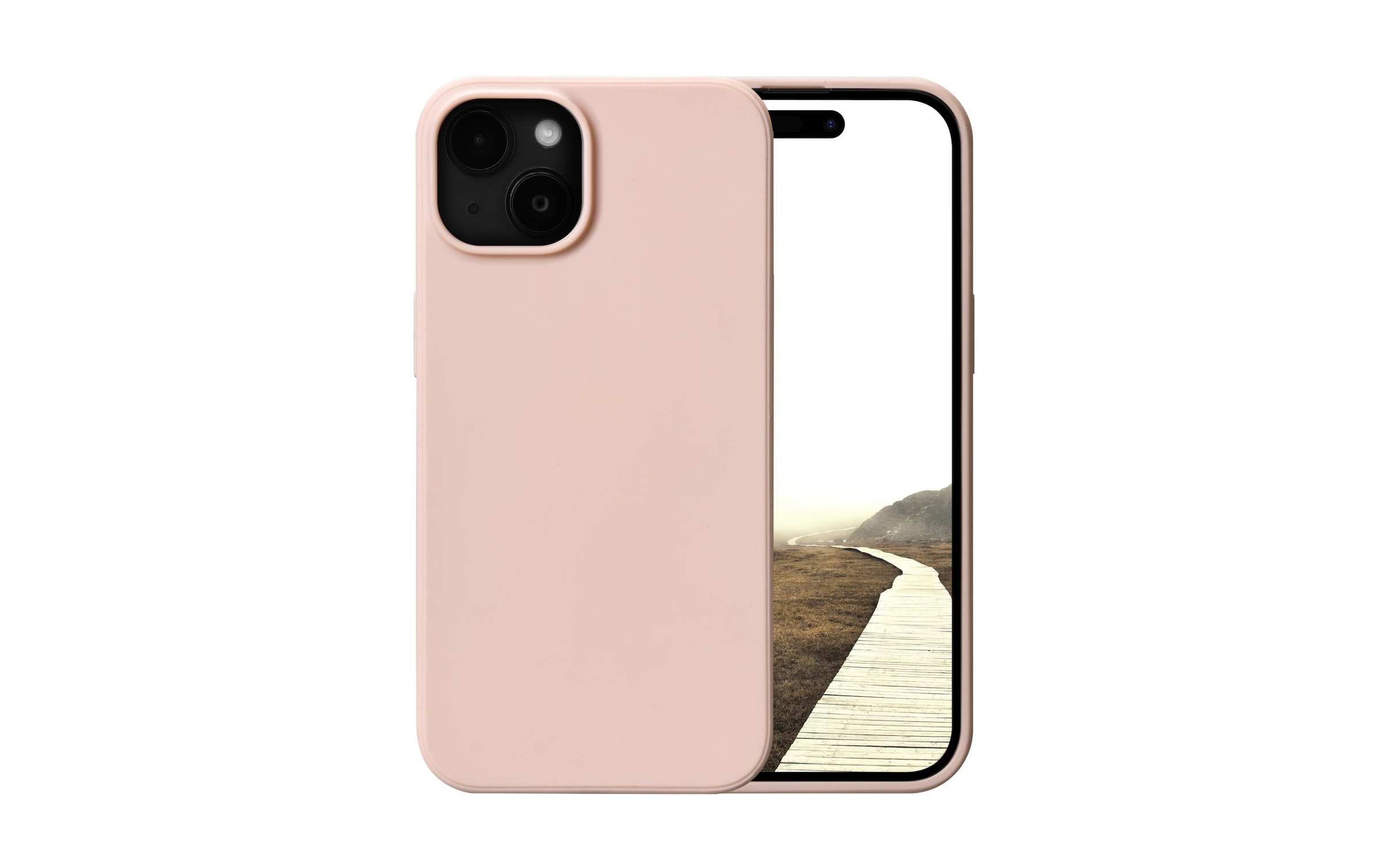 Image of dbramante1928 Backcover "Greenland iPhone 15 Plus Pink Sand"