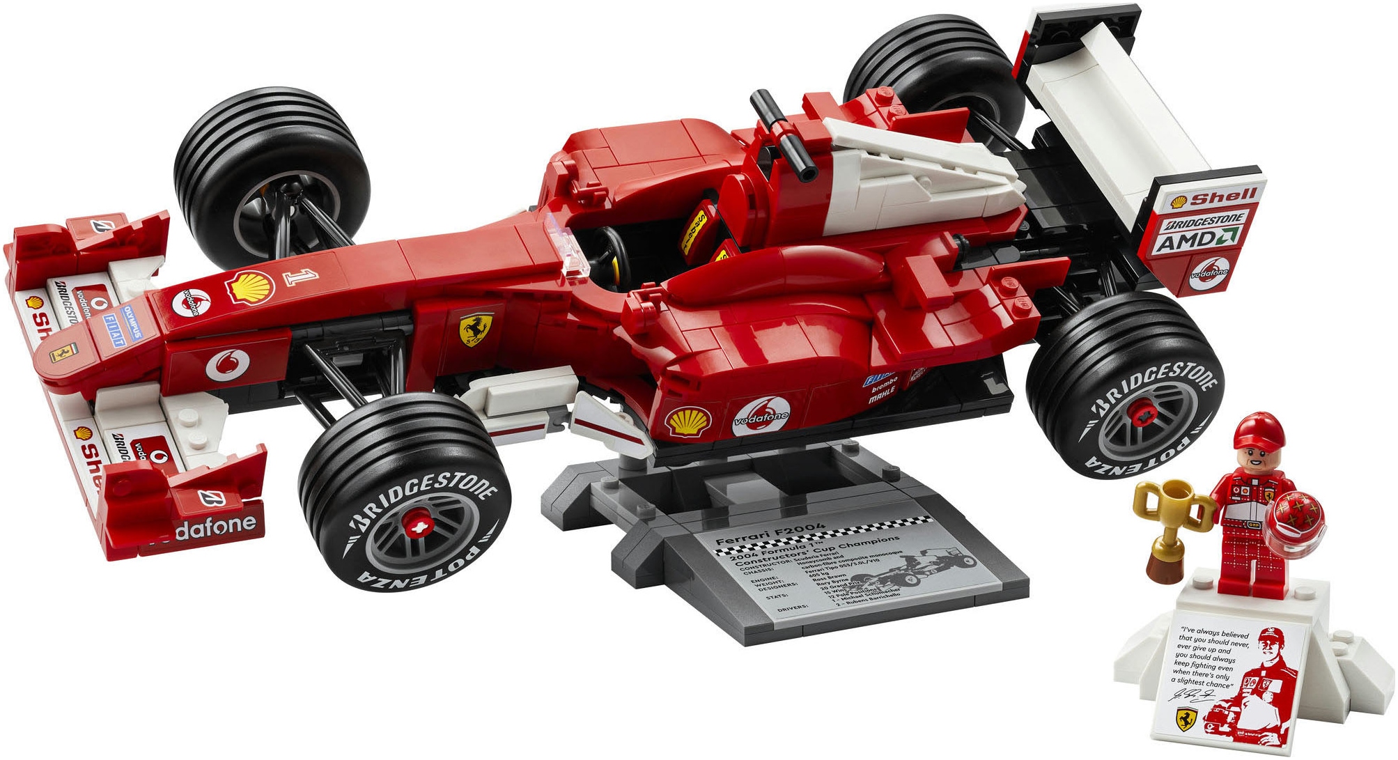 LEGO® Pions de construction »Ferrari F2004 und Michael Schumacher (11375), LEGO Icons«