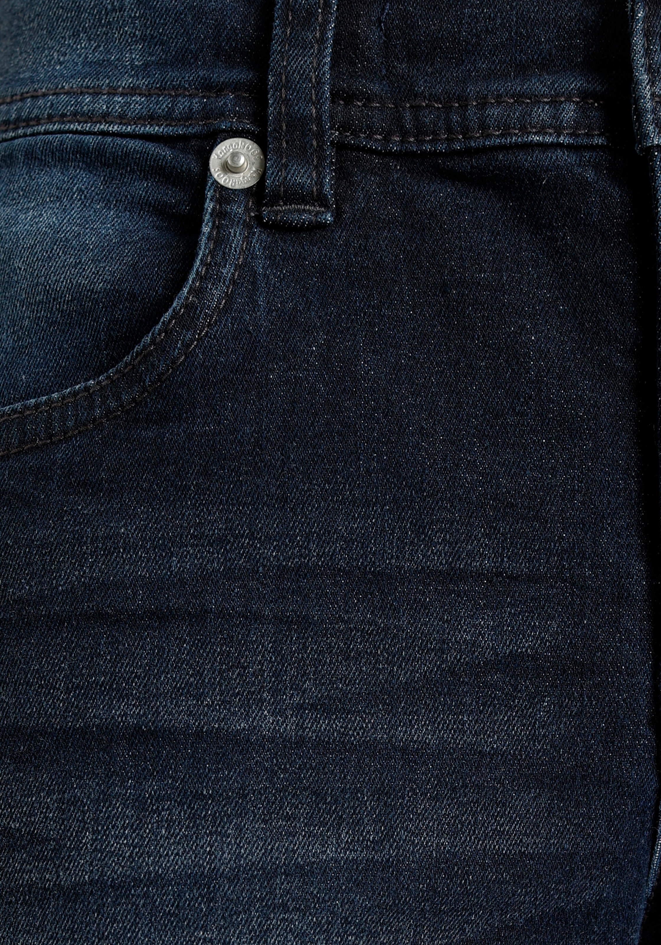 [Niedrigster Preis! Großer Rabatt!] KangaROOS Stretch-Jeans », regular fit mit auf Beinverlauf« geradem versandkostenfrei