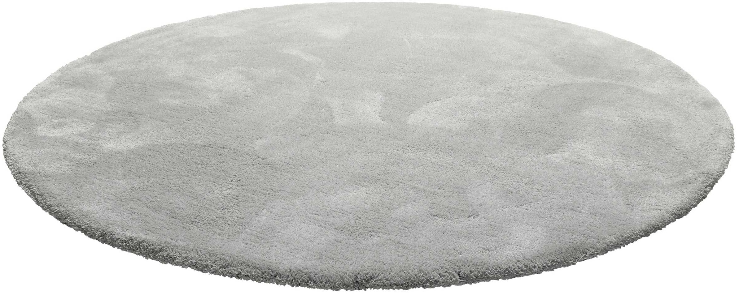 Homie Living Tapis »Pisa« Rond 25 mm Höhe Hochflor, Microfaser, uni, weich, Shaggy, Wohnzimmer, Schlafzimmer