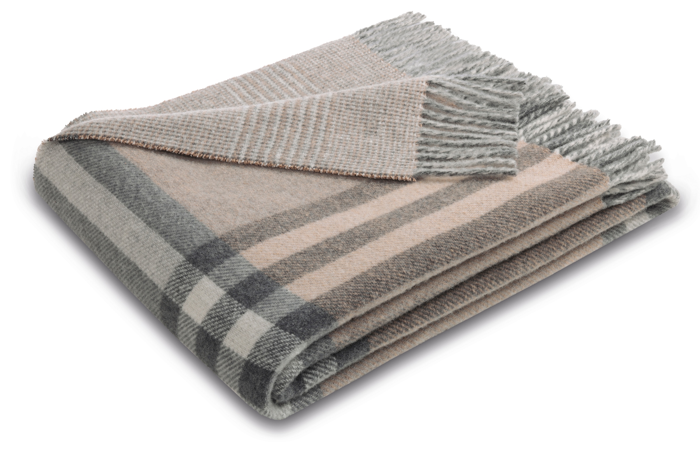 Image of Biederlack Plaid "Plaid Twin Check" im klassischen Karodesign