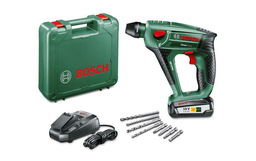 BOSCH Akku-Bohrhammer »Uneo Maxx Kit 1x 2.5 Ah«