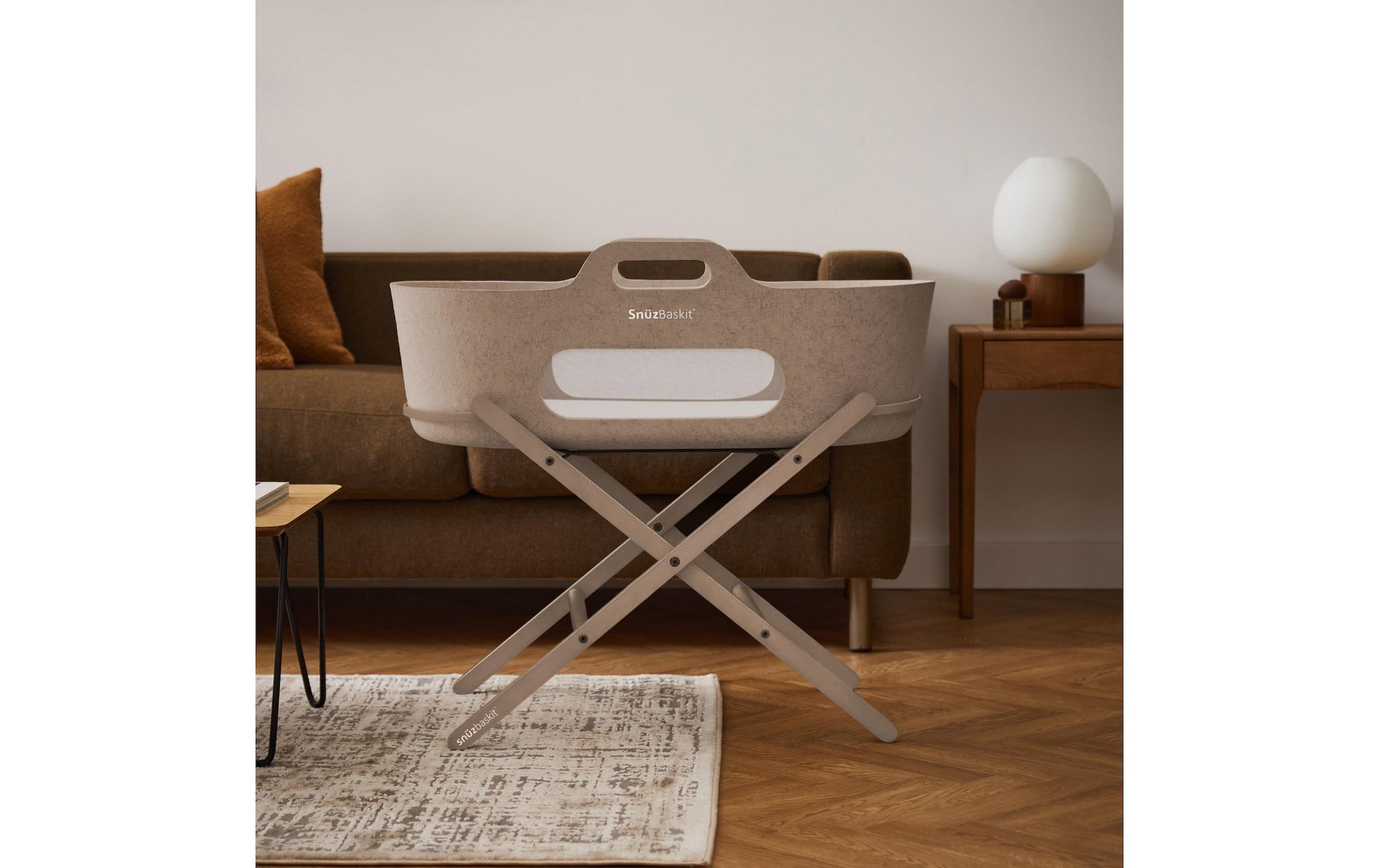   Babybett »Snüz Baskit Moseskorb & Ständer Set Mocha«
