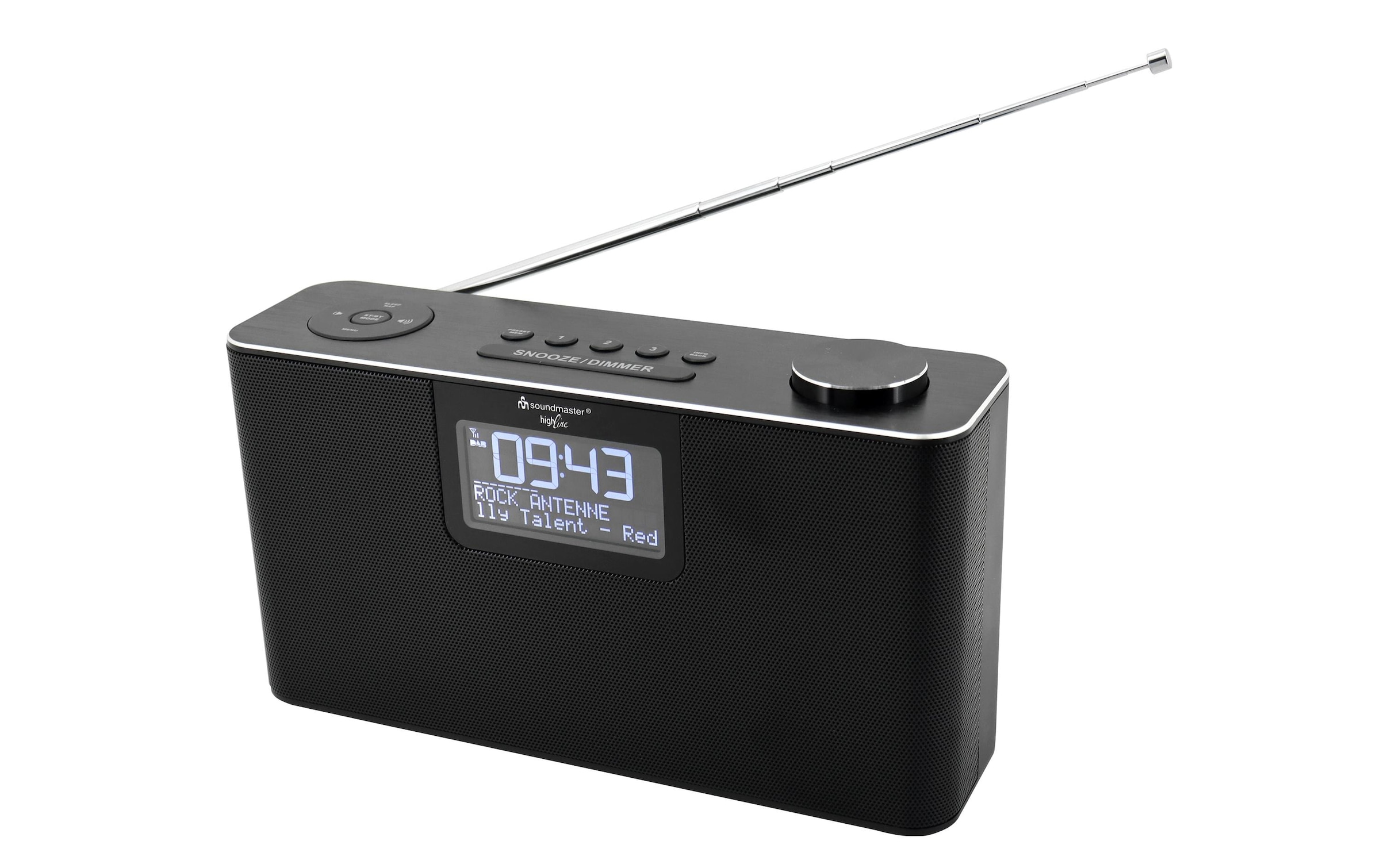 Soundmaster Digitalradio (DAB+) »DAB700SW Schwarz«, (Digitalradio (DAB+)-FM-Tuner)