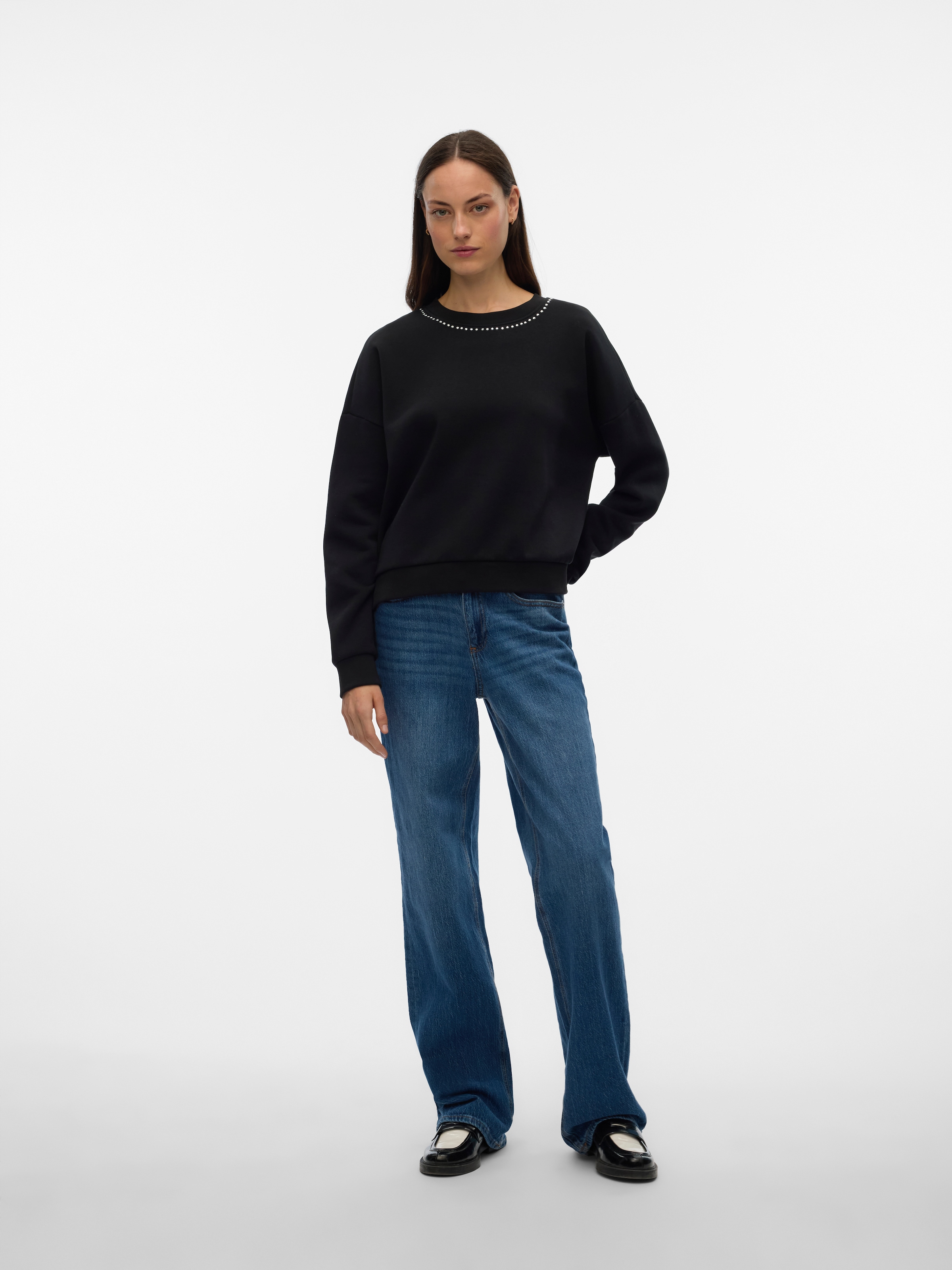 Vero Moda T-shirt à manches longues »VMLOTTE TRINA LS SWEAT BOX GA BF«