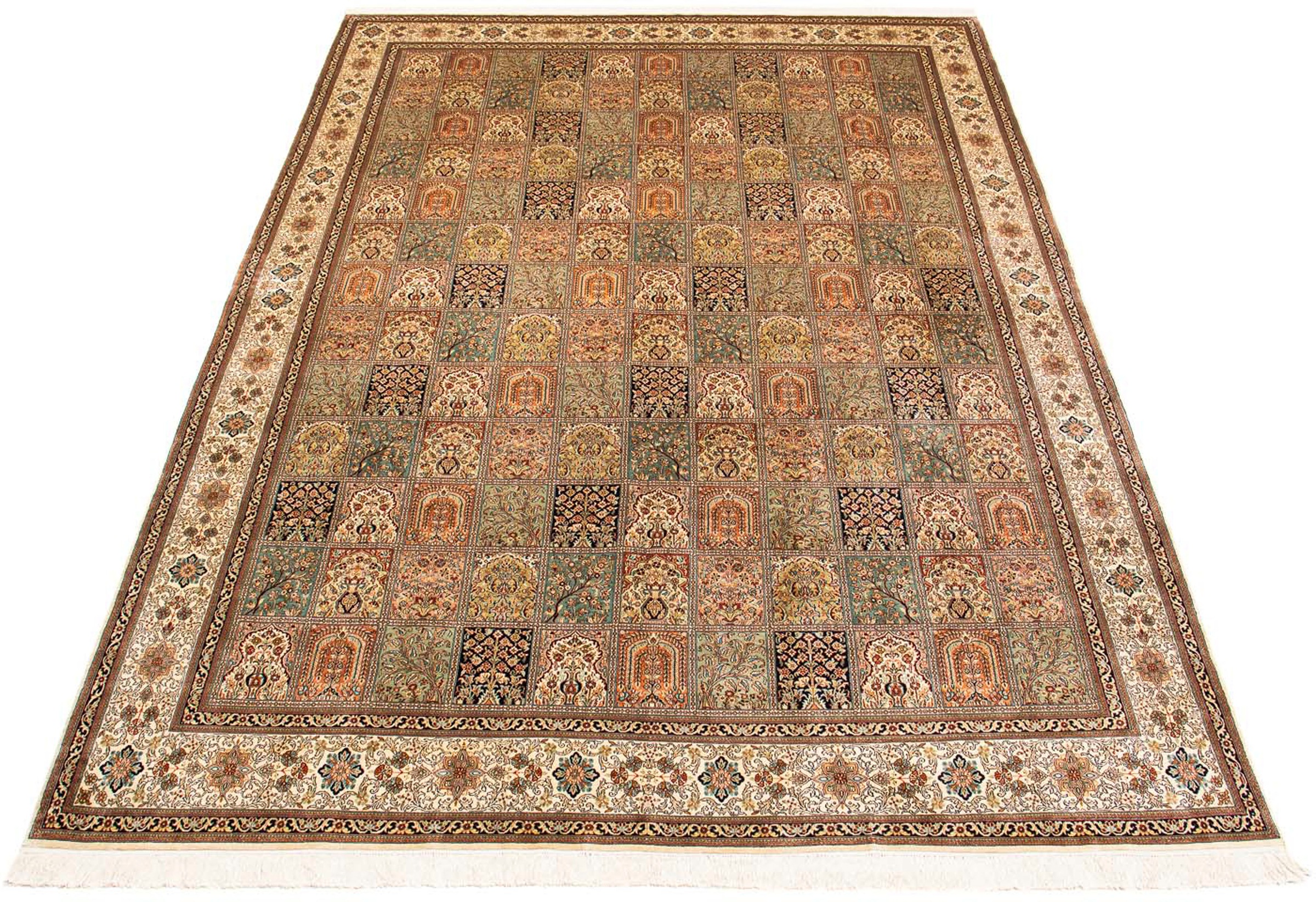 Image of morgenland Orientteppich »Perser - Classic - 380 x 272 cm - mehrfarbig«, rechteckig, 10 mm Höhe, Wohnzimmer, Handgeknüpft, Einzelstück mit Zertifikat bei Ackermann Versand Schweiz