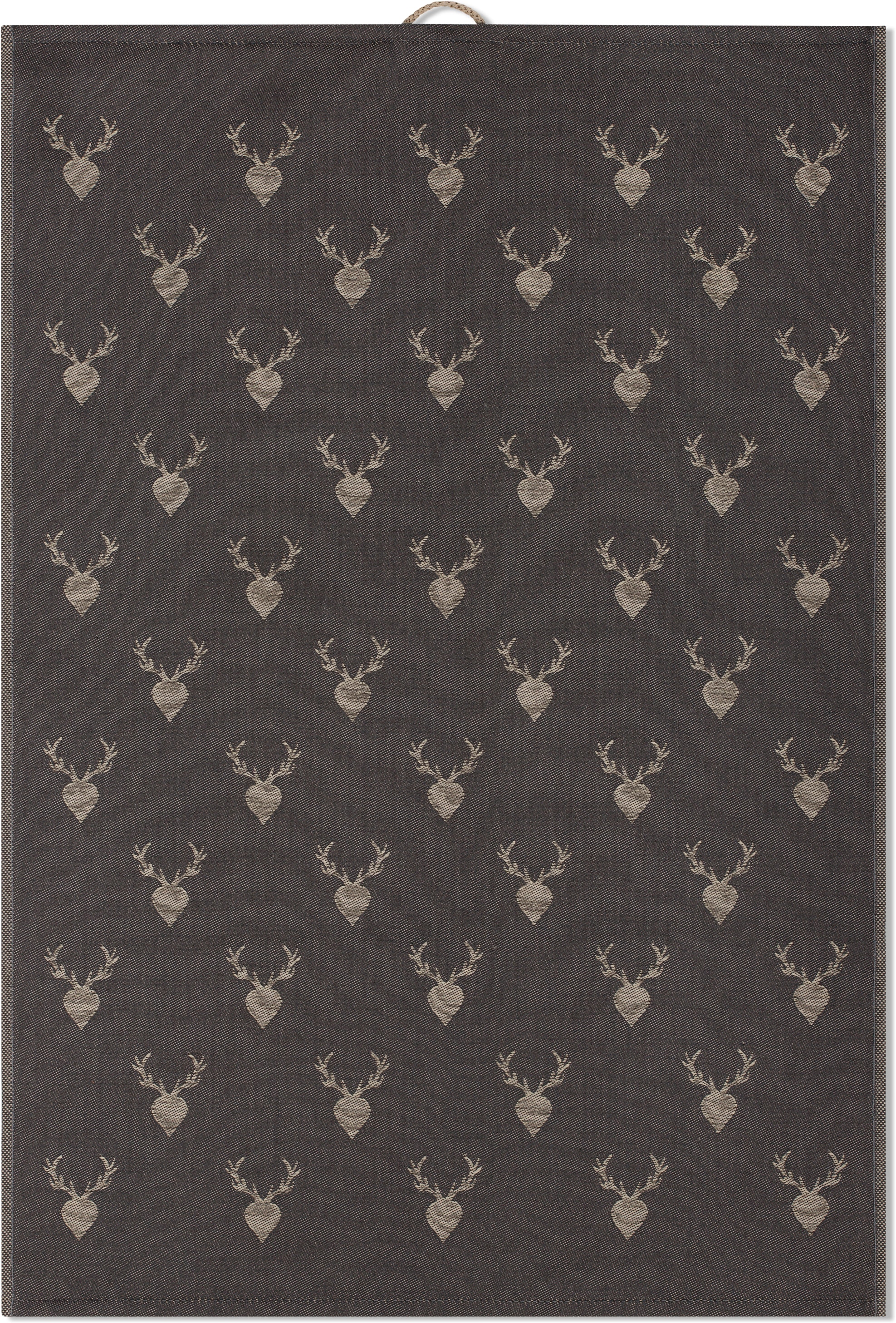 Image of ROSS Geschirrtuch "2er-Set Hirsch + Hirsch, allover"