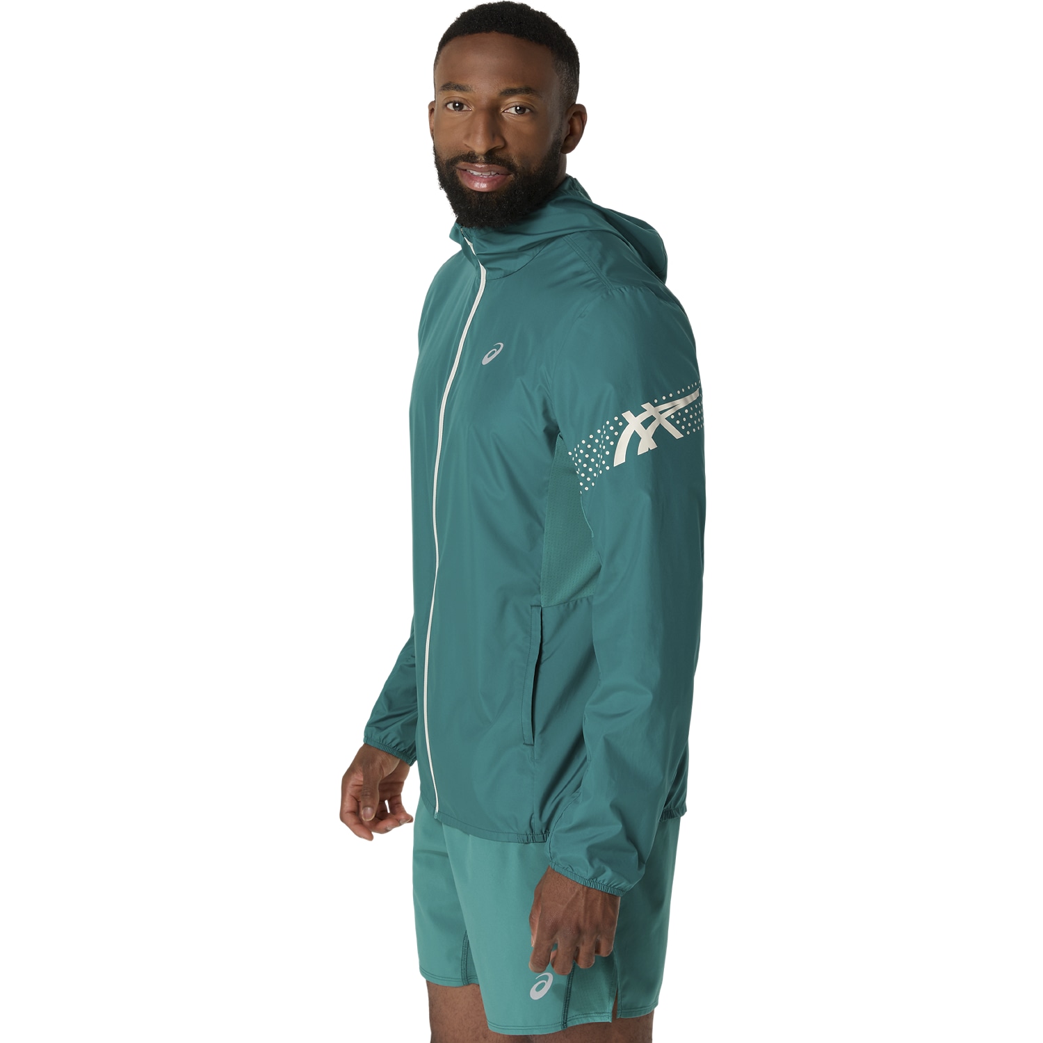 Asics Laufjacke »ASICS ICON JACKET«, mit Kapuze