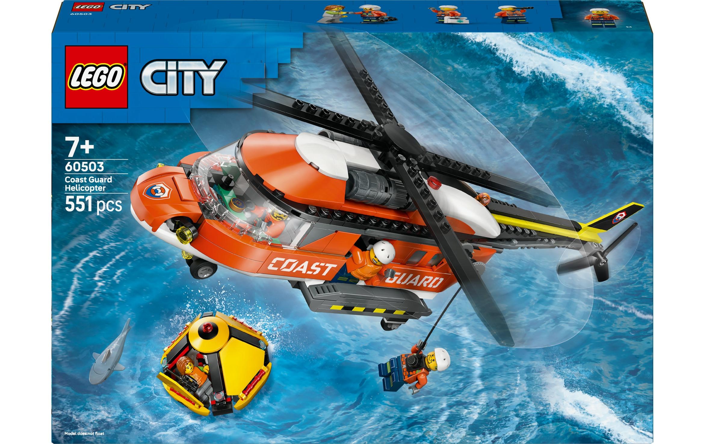 Image of Konstruktionsspielsteine "City Hubschrauber der Küstenwache 60503" Kategorie: Alltägliches
