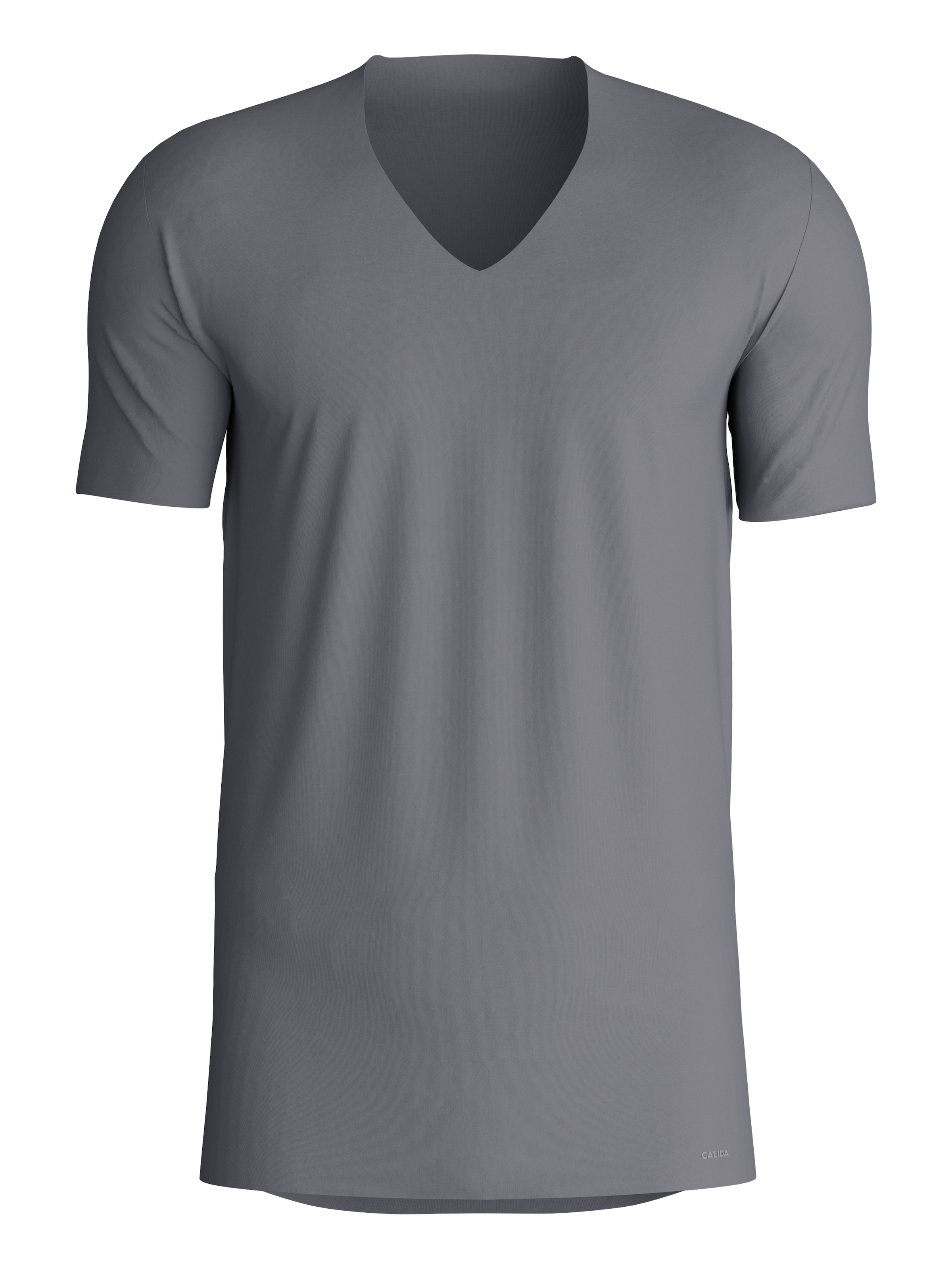CALIDA V-Shirt »Clean Line« V-Neck, elastisch, Interlock-Qualität, Kurzarm, schnelltrocknend