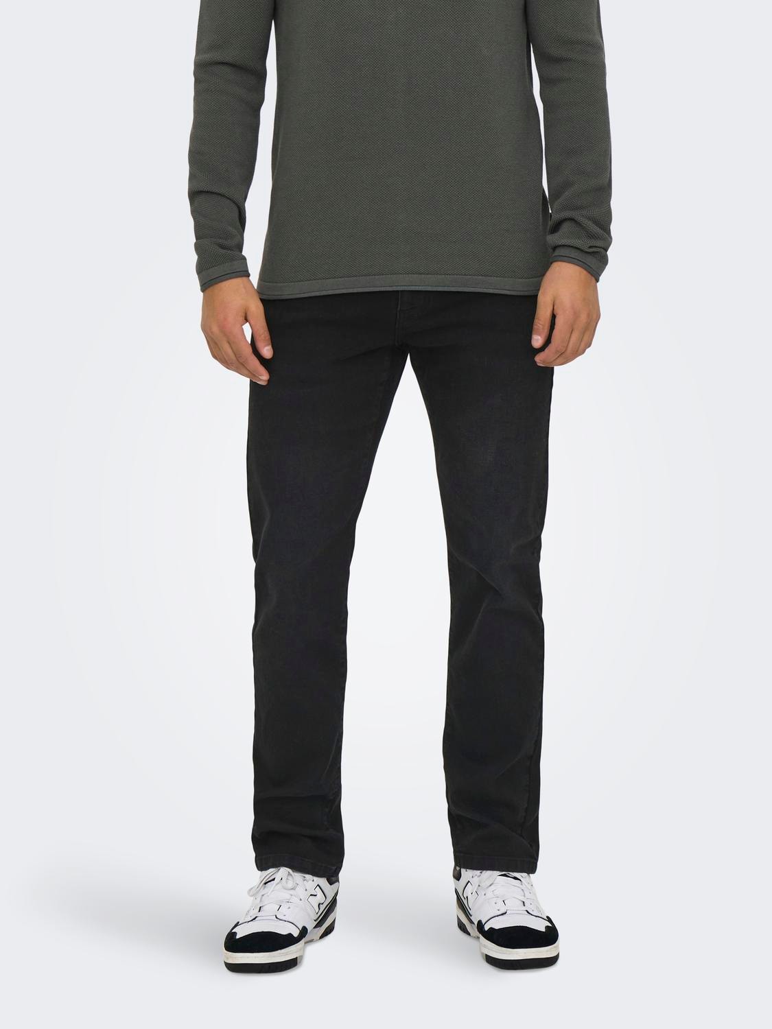 Regular-fit-Jeans »ONSWEFT REGULAR MAT DNM NOOS«