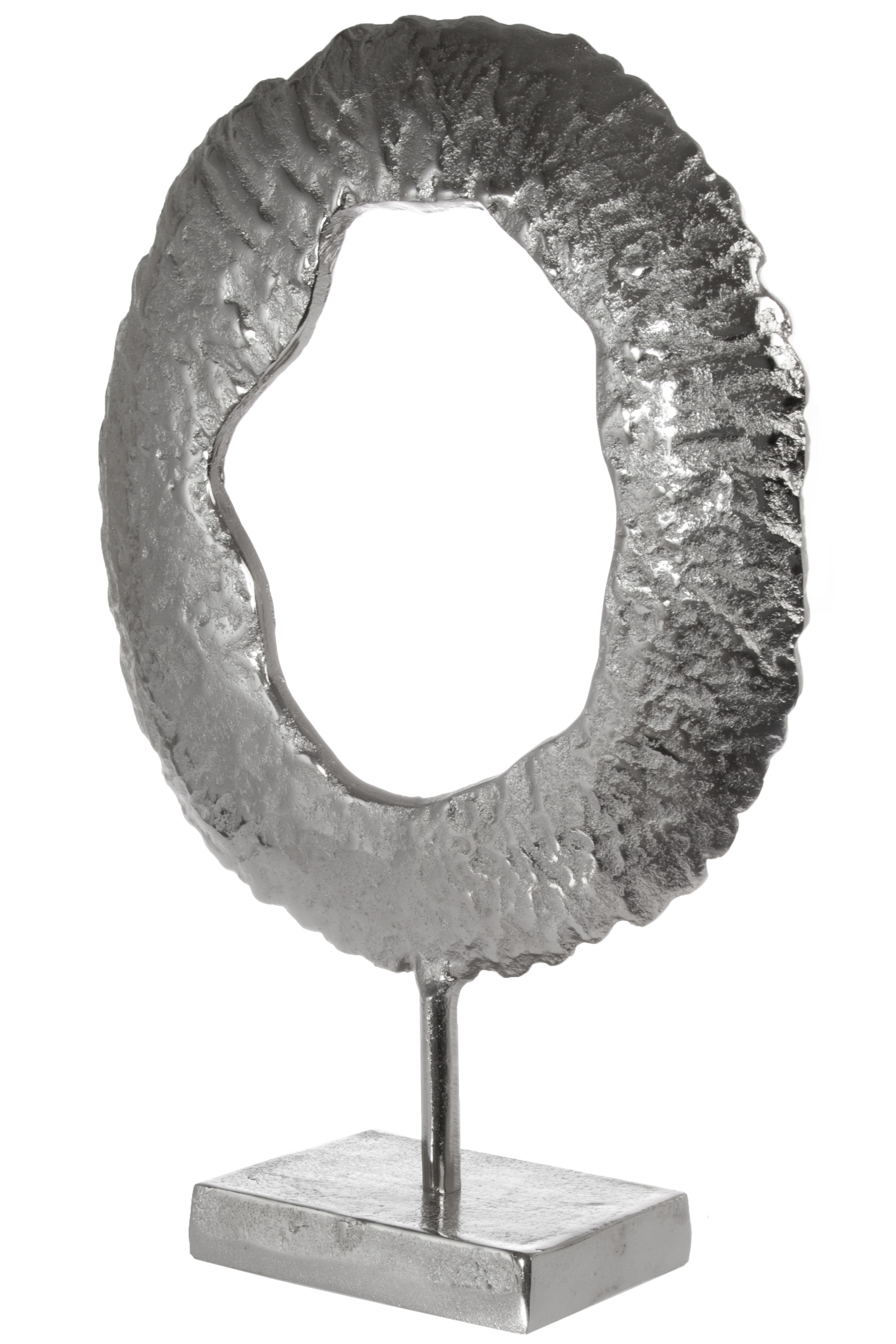 Myflair Möbel & Accessoires Dekoobjekt, Skulptur, silberfarben, Höhe 44 cm, aus Metall, Wohnzimmer