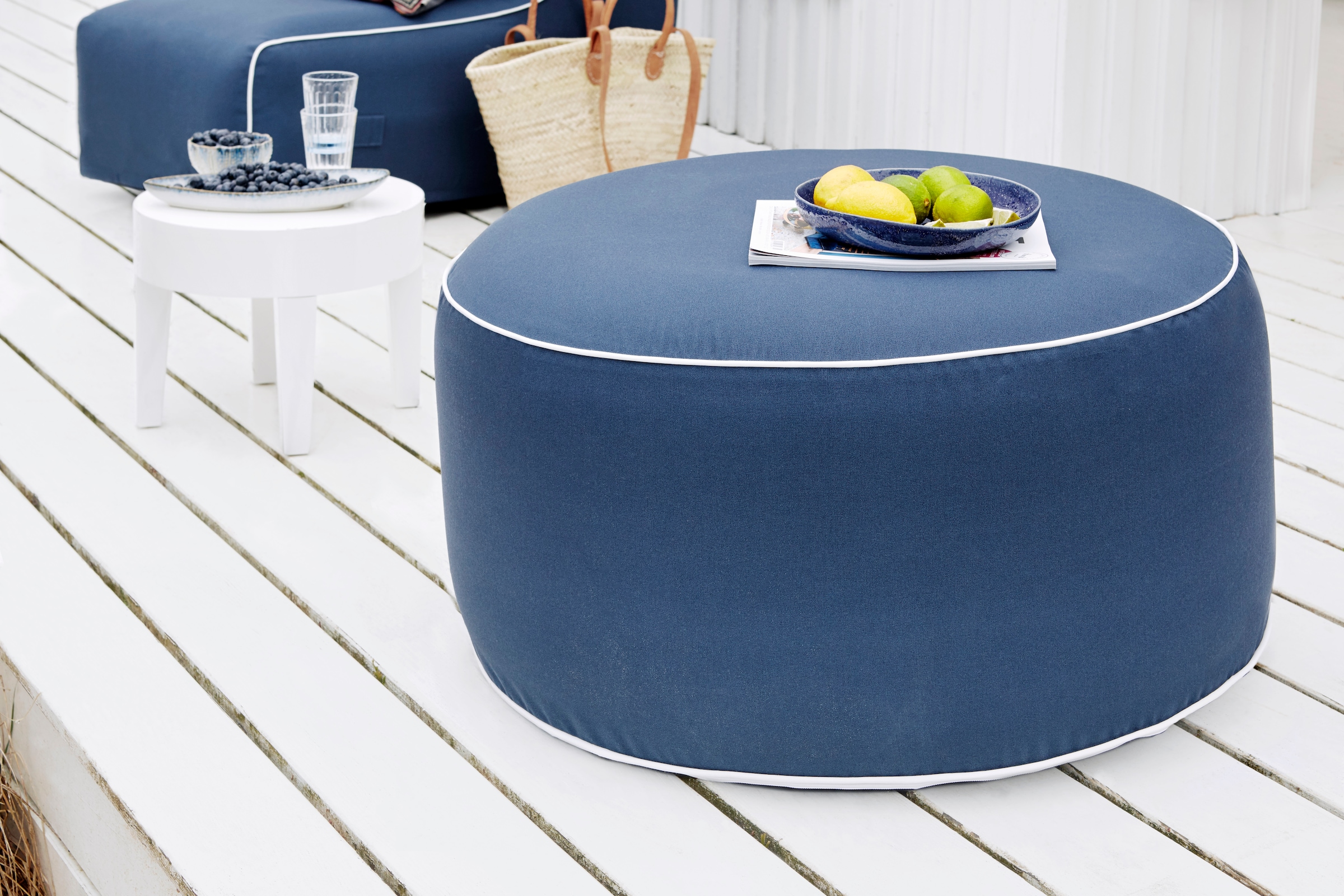 Jahnke Hocker »AIR SIT« 1 Stk. tlg. aufblasbar, Indoor & Outdoor, 80 cm Durchmesser