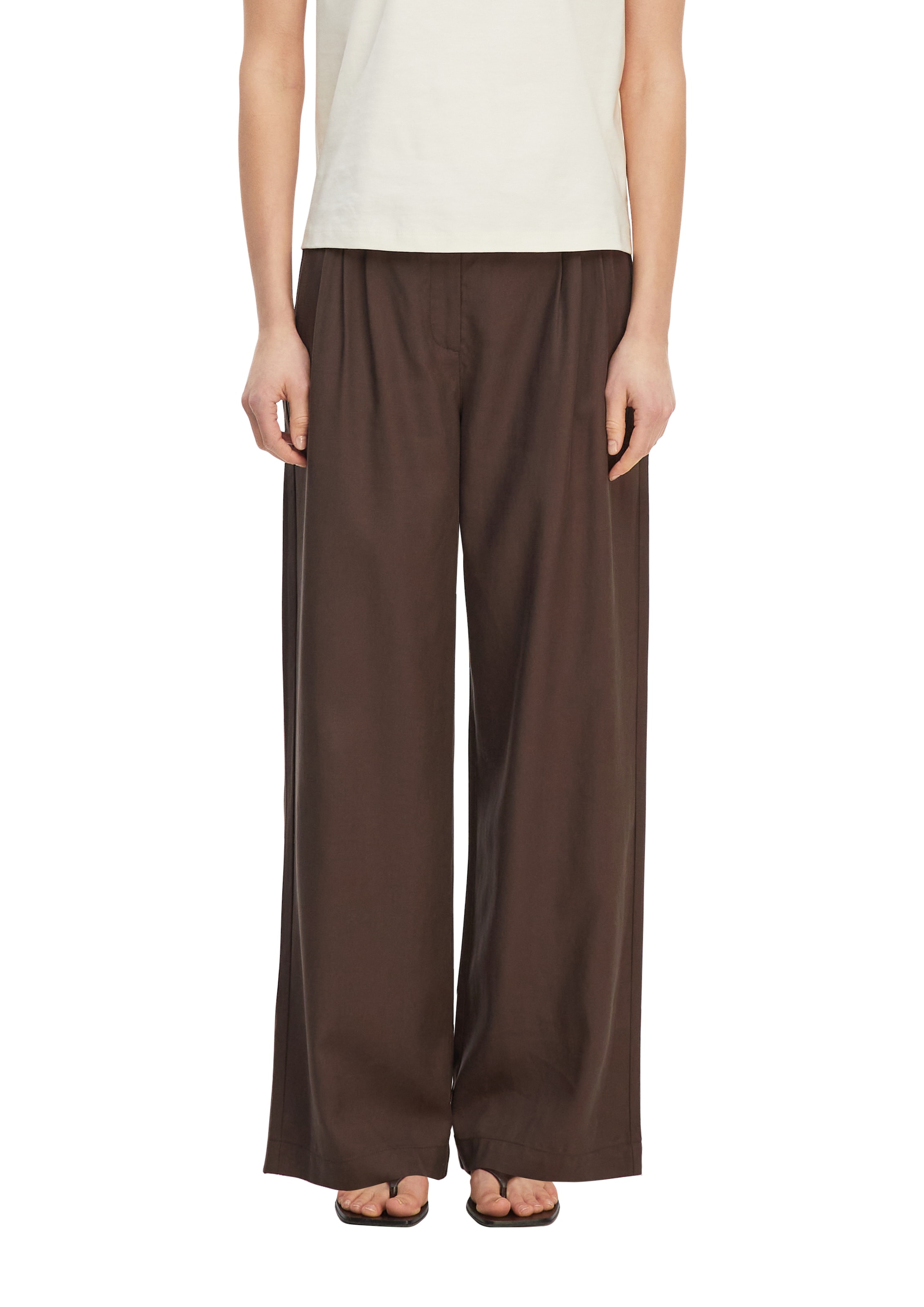 Comma Stoffhose  mit Leinenanteil