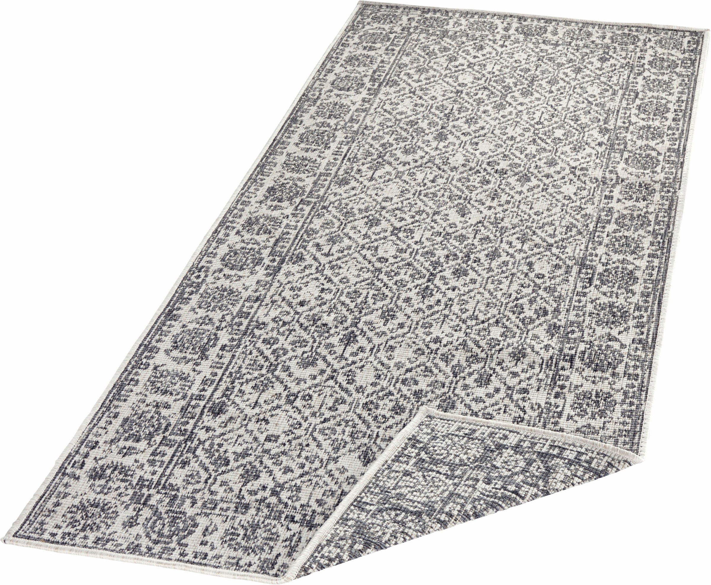 Image of NORTHRUGS Läufer »Curacao«, rechteckig, 5 mm Höhe, In-und Outdoor geeignet, Wohnzimmer, Balkon, Terrasse, Garten, Robust, Pflegeleicht, Flachgewebe, Wendbar bei Ackermann Versand Schweiz