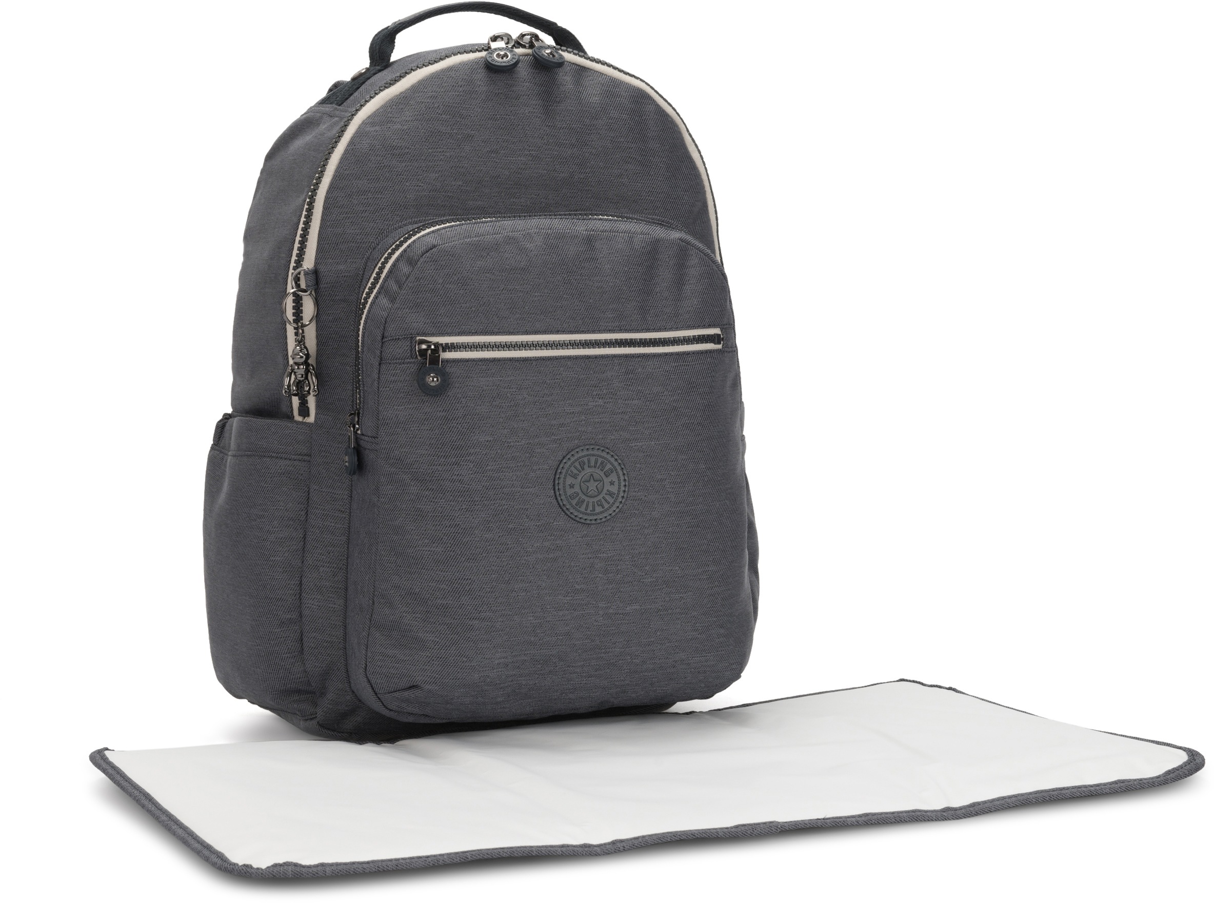 Image of KIPLING Wickelrucksack »Seoul Baby, Charcoal«, mit Wickelunterlage bei Ackermann Versand Schweiz