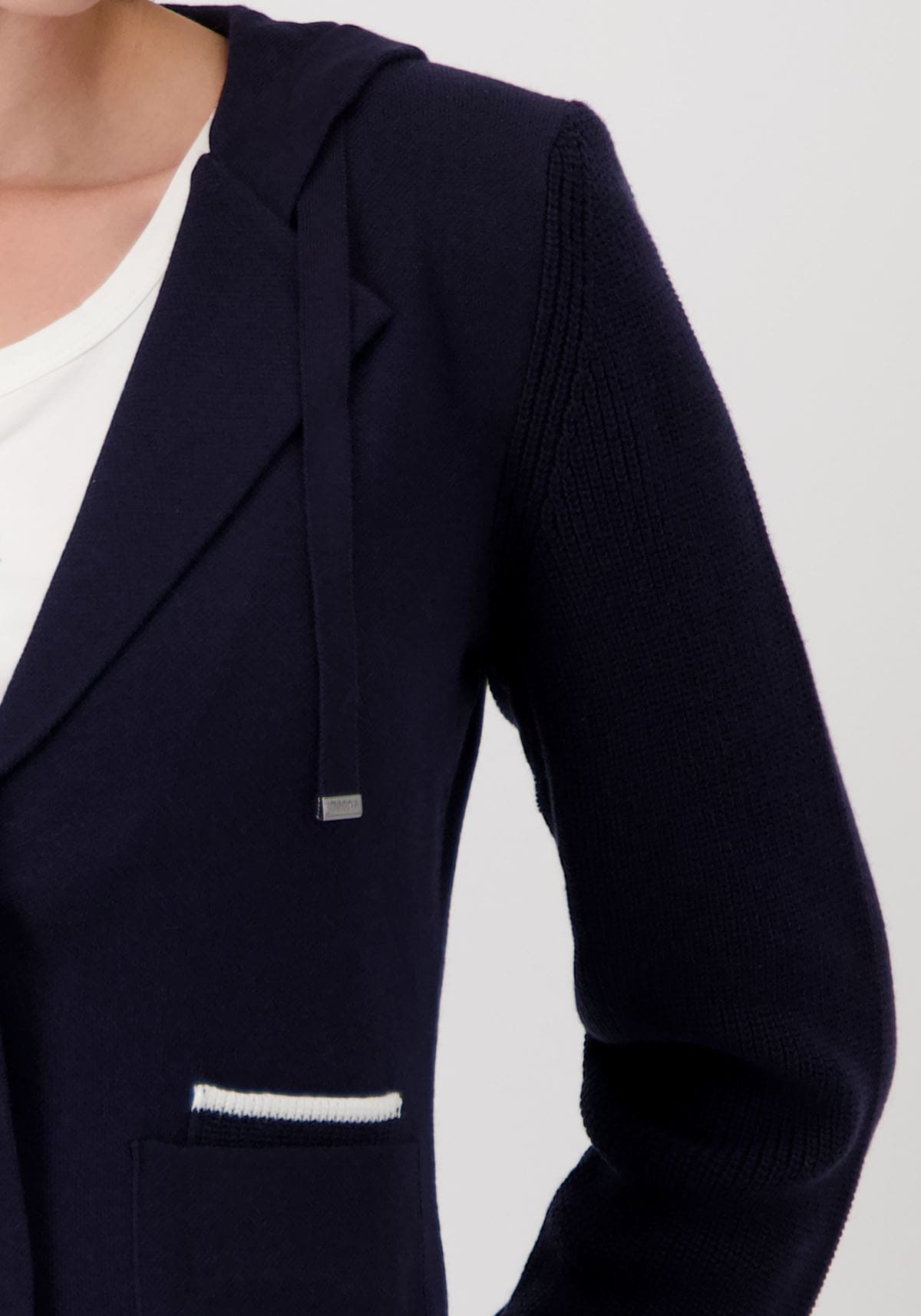 Monari Strickjacke, mit Kapuze