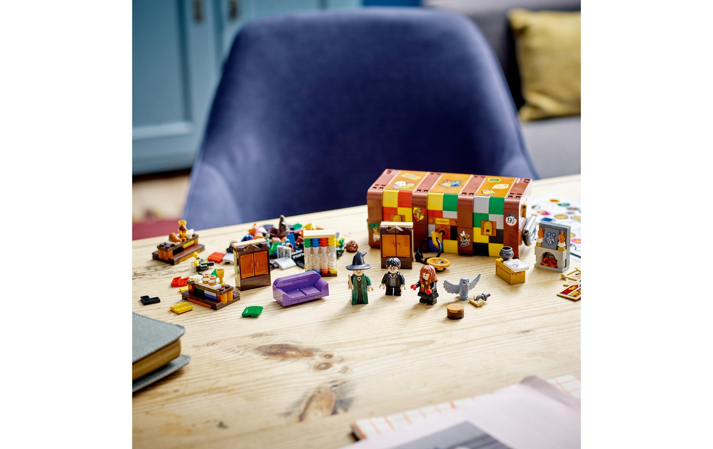 LEGO® Spielbausteine »Potter Hogwarts Zauberkasten«, (603 St.)