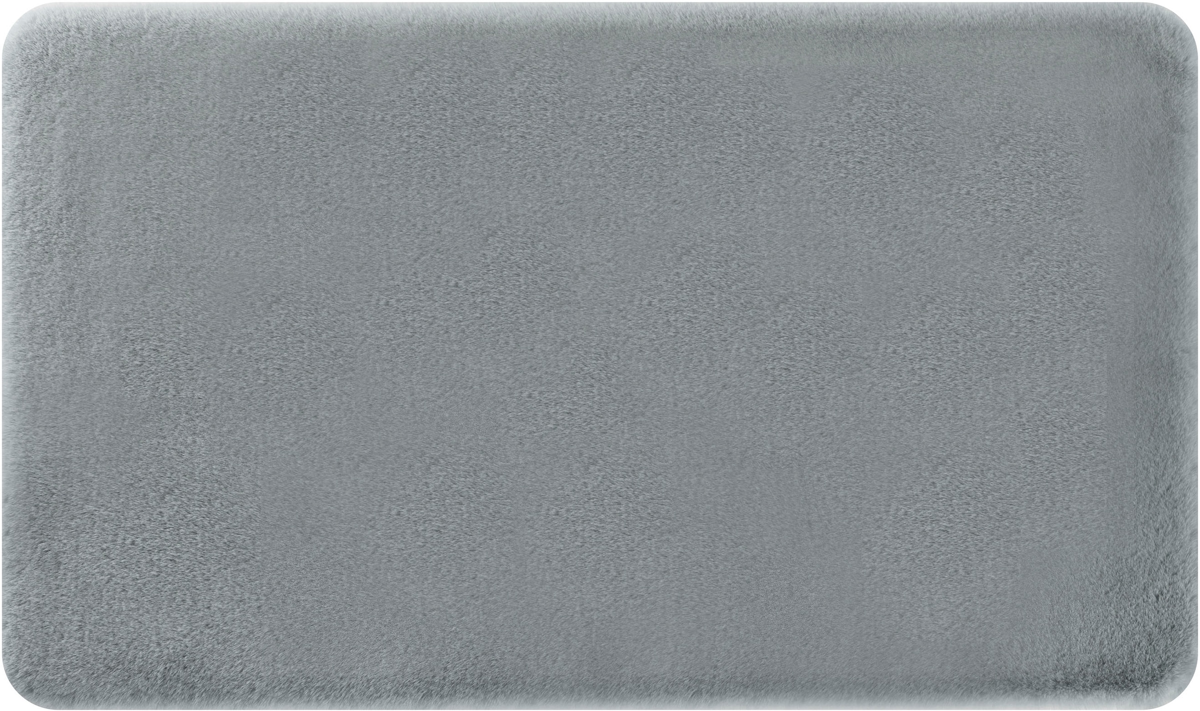 my home Badematte »Valeria, Kaninchenfell-Haptik«, rutschhemmend beschichtet, fussbodenheizungsgeeignet-strapazierfähig, Kunstfell, weicher Badteppich