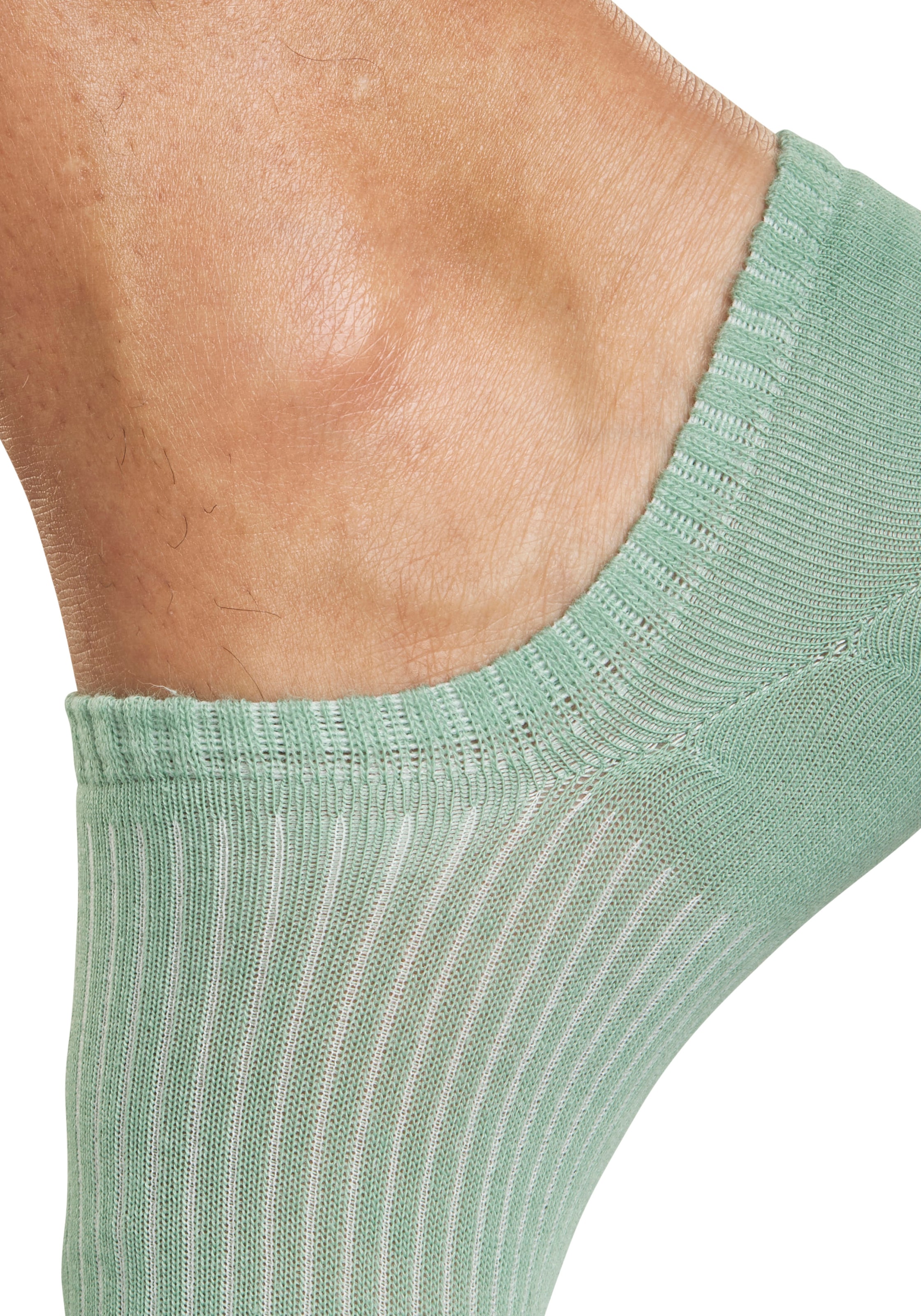 H.I.S Chaussettes de baskets Paquet, 7 Couple tlg. invisible und gerippt