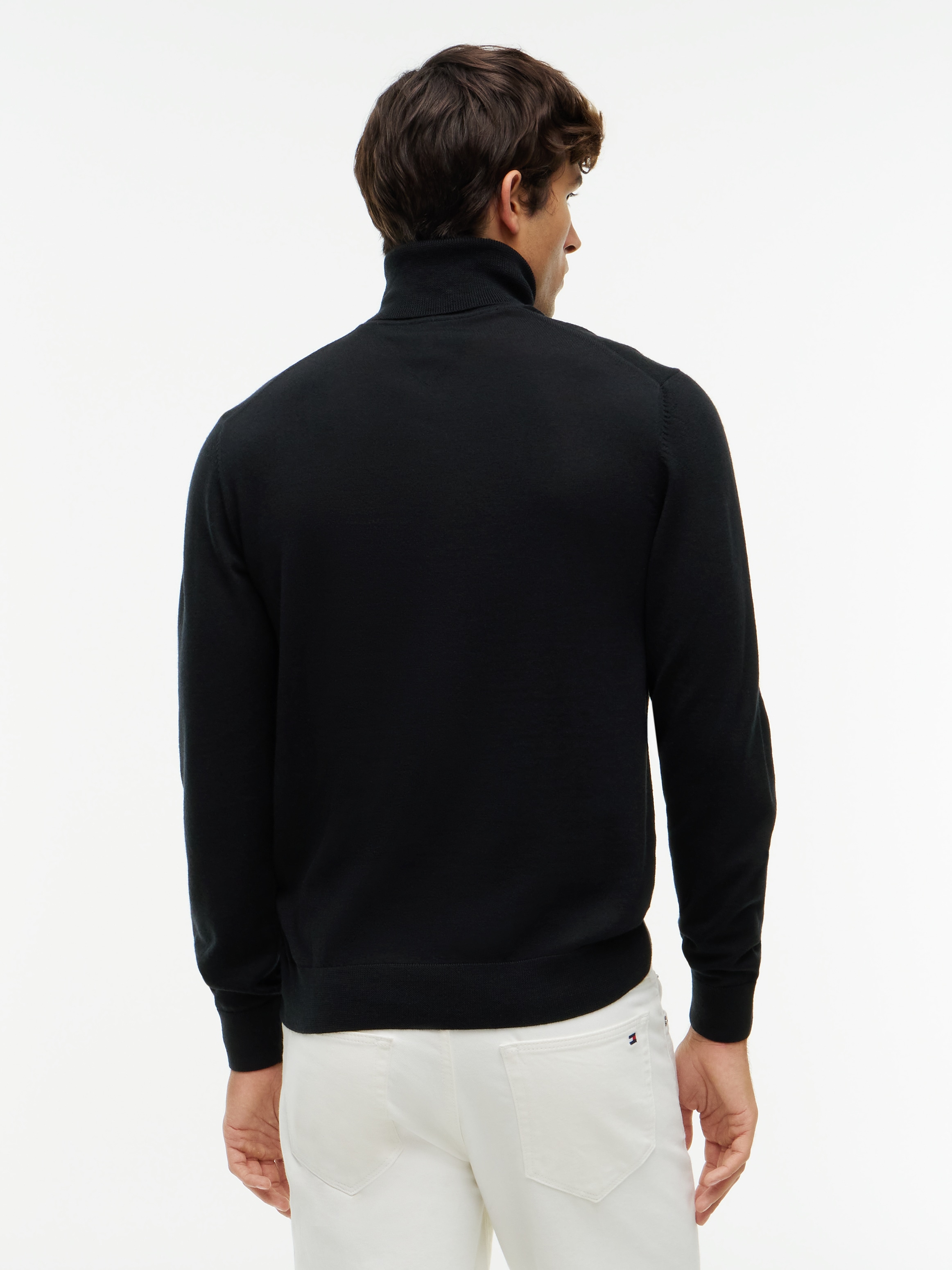 Tommy Hilfiger Pull à col roulé »NY MERINO ROLL NECK« en pure laine