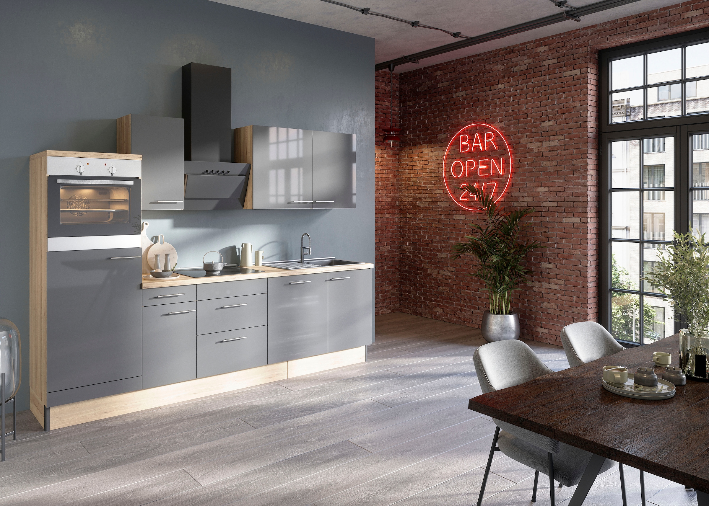 OPTIFIT Cuisine »Klara« Breite 270 cm, wahlweise mit E-Geräten
