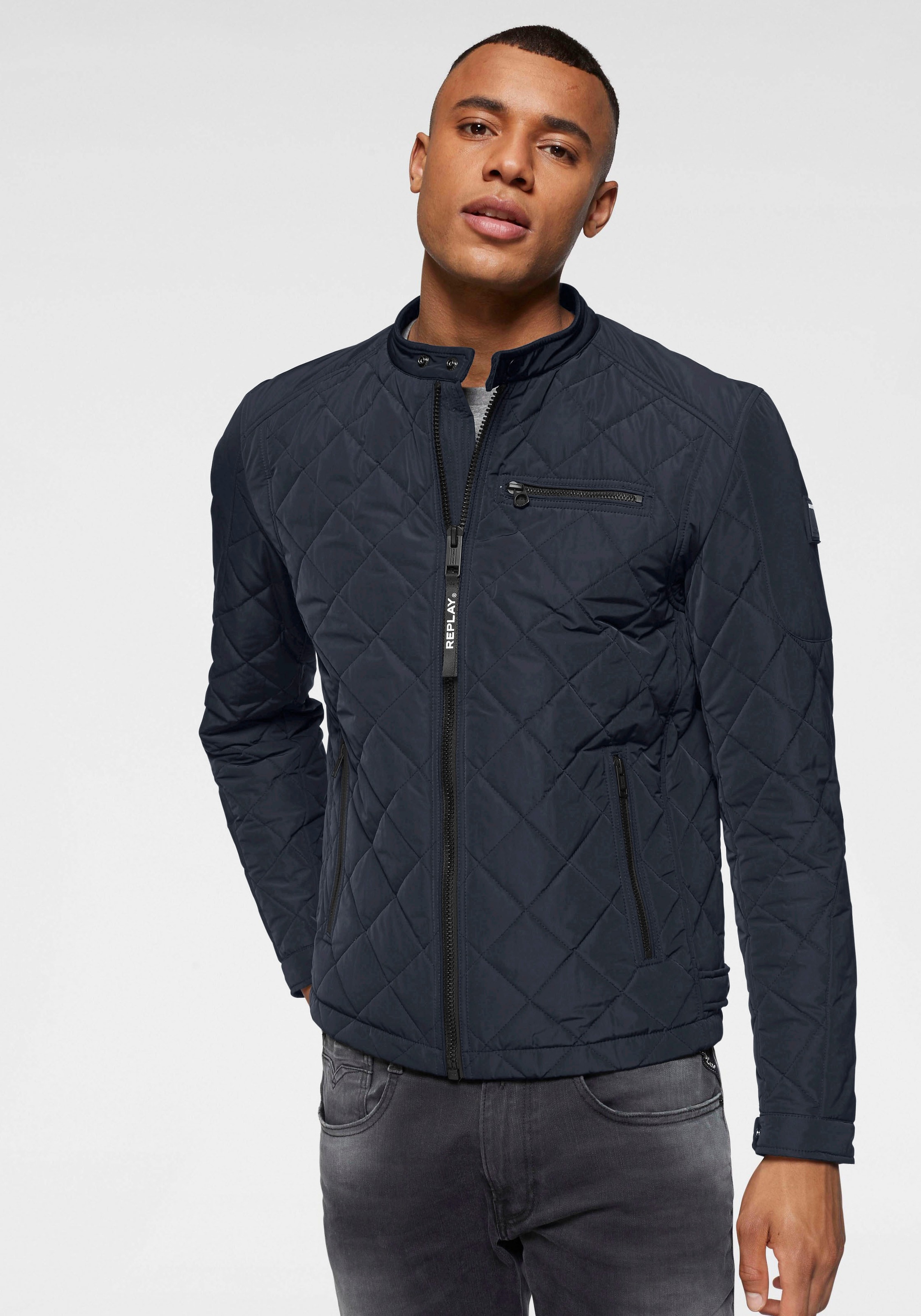 Image of Replay Steppjacke, mit Rautenmuster bei Ackermann Versand Schweiz