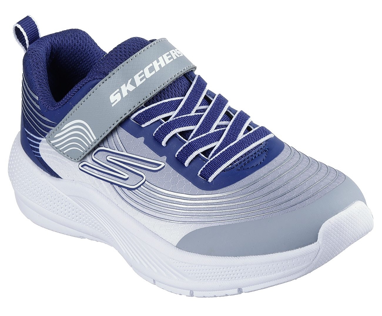 Skechers Sneaker »MICROSPEC ADVANCE«  Klettschuh in cooler Farbkombination, Grössenschablone zum Download