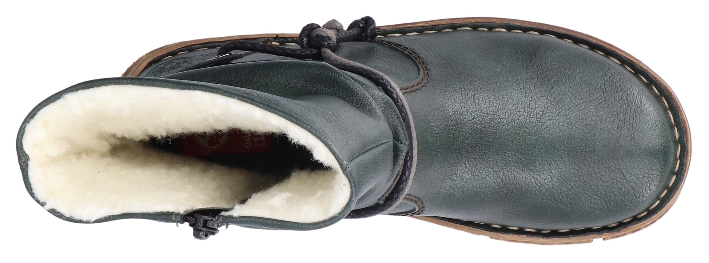 Rieker Winterboots, Winterstiefelette, slouchy Schaft, Reissverschluss, mit Warmfutter