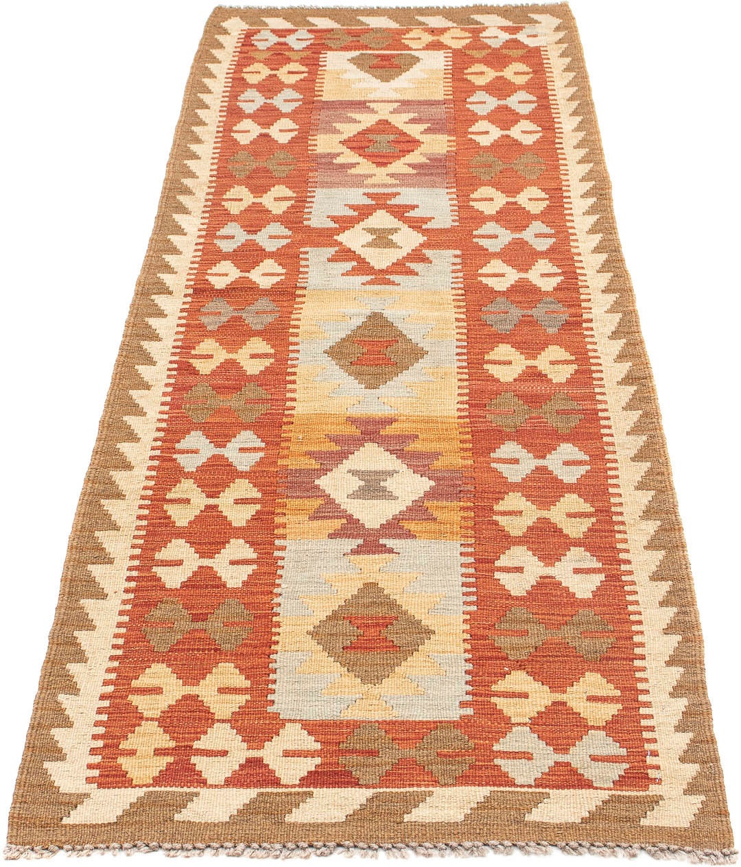 Image of morgenland Läufer »Kelim Maimene Durchgemustert 192 x 68 cm«, rechteckig, 0,5 mm Höhe, Wendeteppich bei Ackermann Versand Schweiz