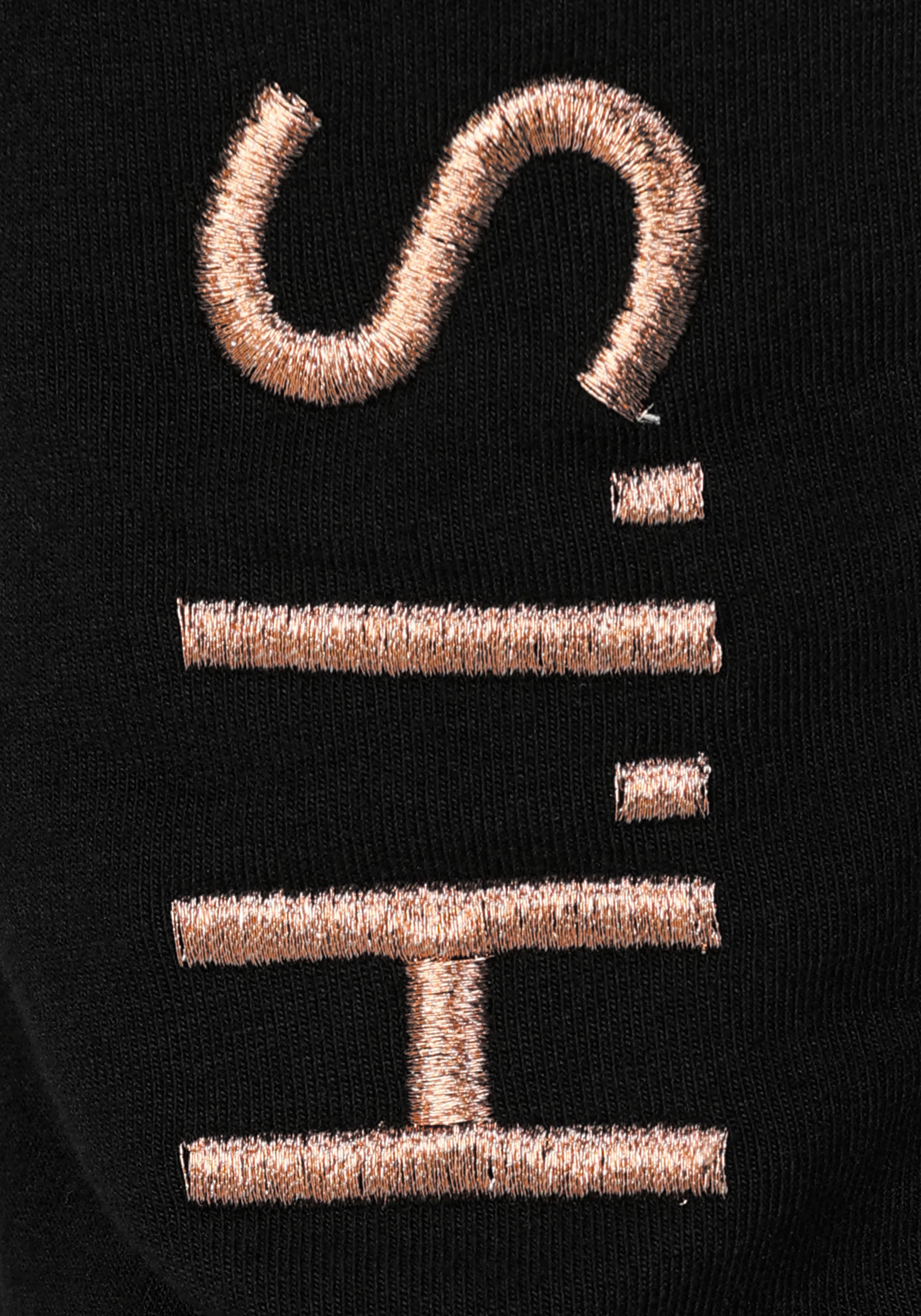 H.I.S Jogginghose, mit metallisch glänzenden Details; Grosse Grösse