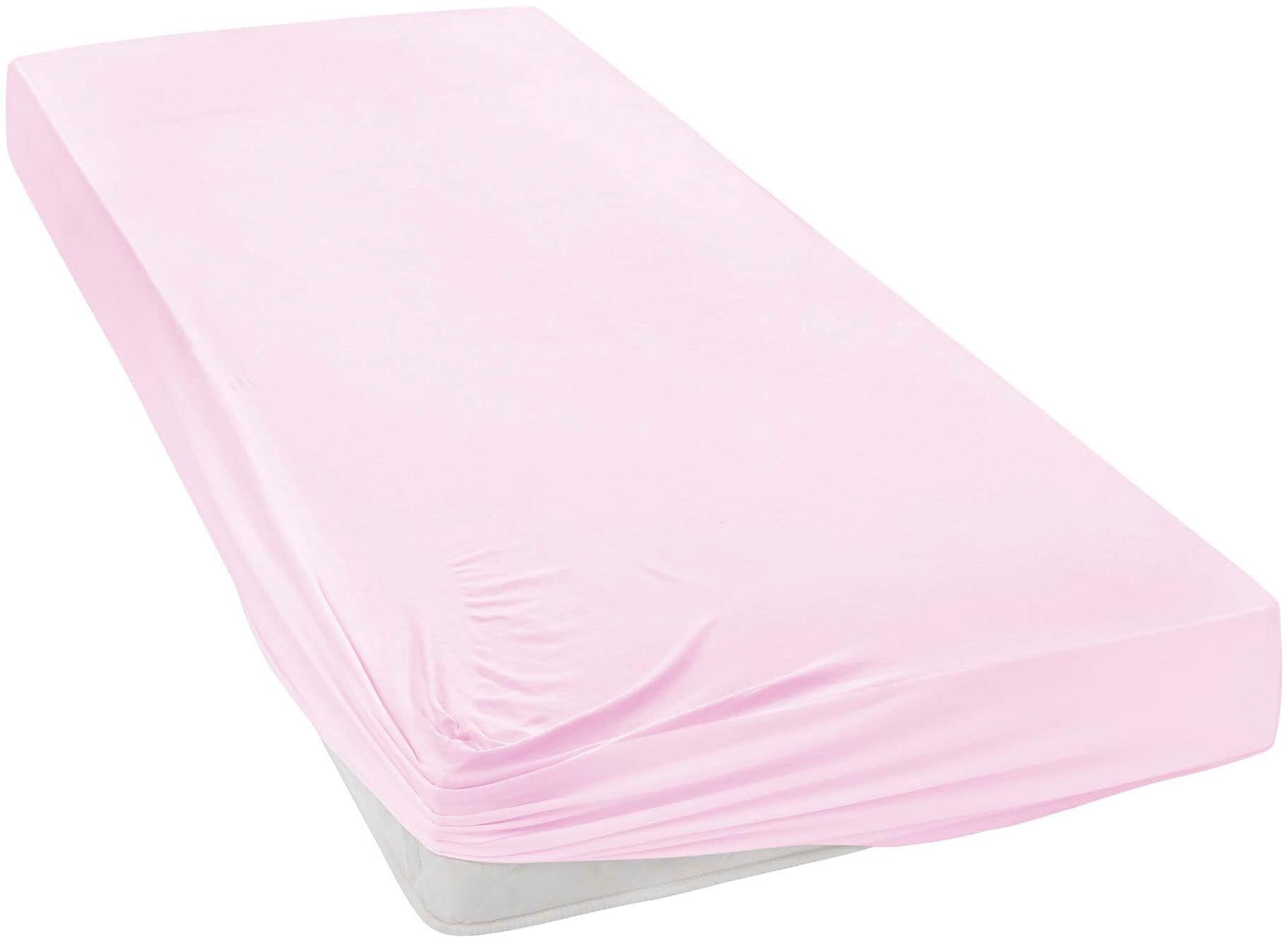 Janine Spannbettlaken »MAKO-FEINJERSEY 5007«, aus 100% Baumwolle, für Matratzen bis 26 cm Höhe