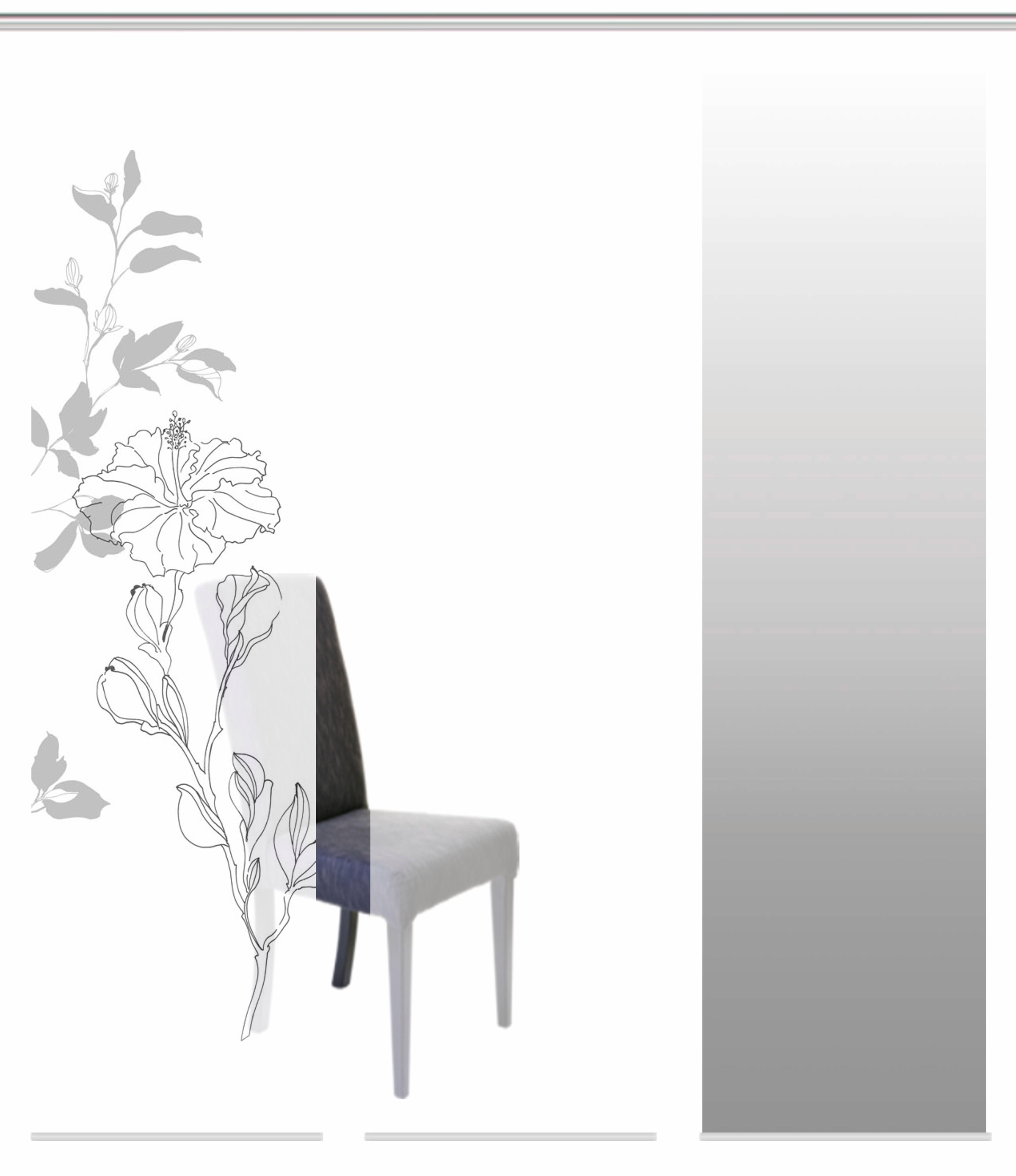 Image of HOME WOHNIDEEN Schiebegardine »DENVER«, (3 St.), HxB: 245x60, inkl. Befestigungszubehör bei Ackermann Versand Schweiz