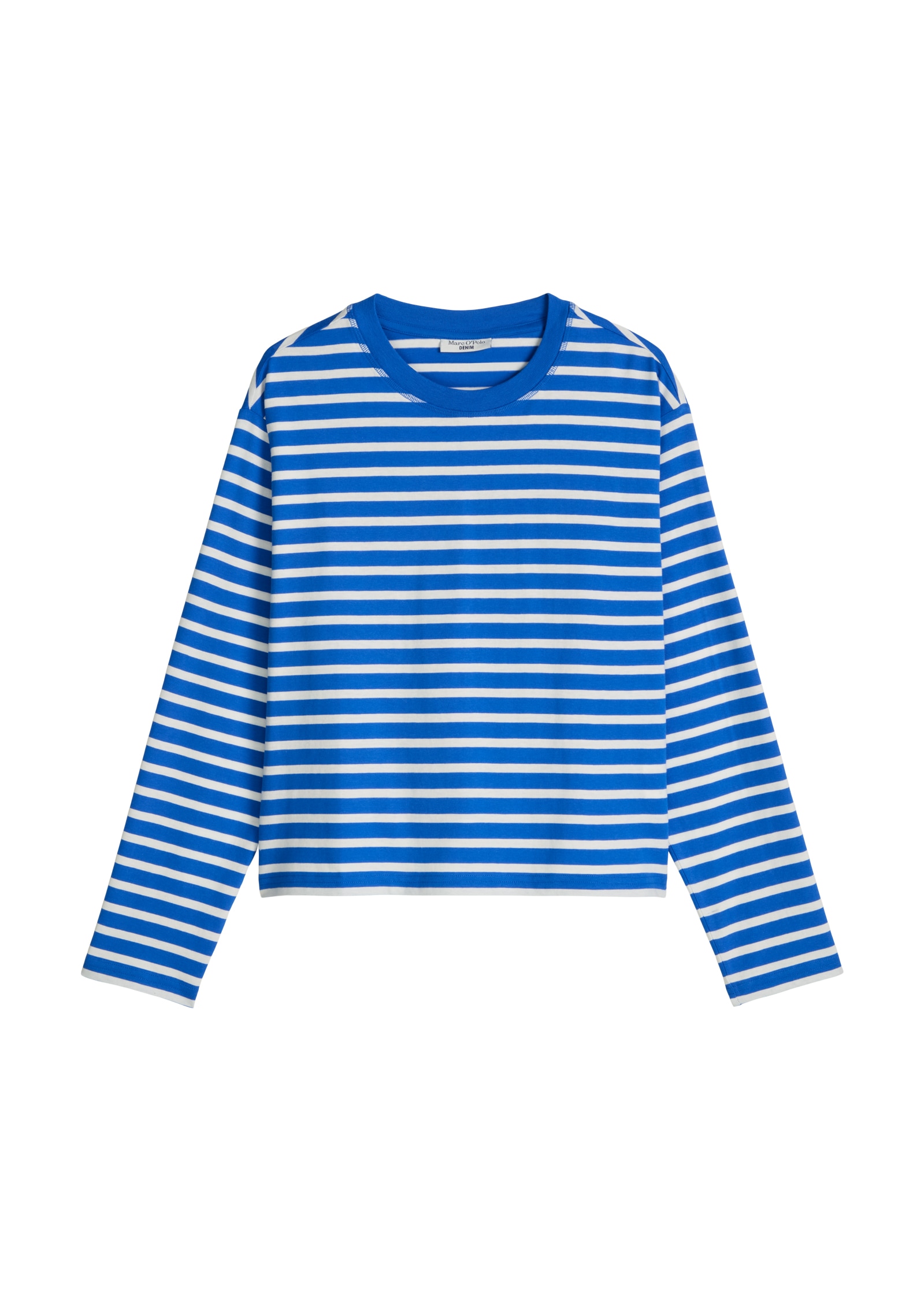 Marc O'Polo DENIM T-shirt à manches longues regular fit, aus Heavy Slub Jersey, Rundhals