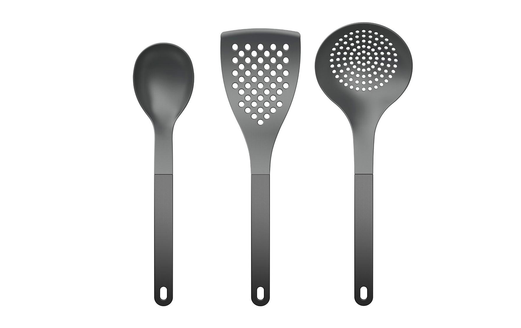 Image of Kochbesteck-Set "Rosti Optima" 3-teiliges Küchenhelfer-Set aus hitzebeständigem Nylon