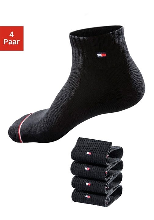 Image of Tommy Hilfiger Kurzsocken, (4 Paar), mit weichem Frottee bei Ackermann Versand Schweiz