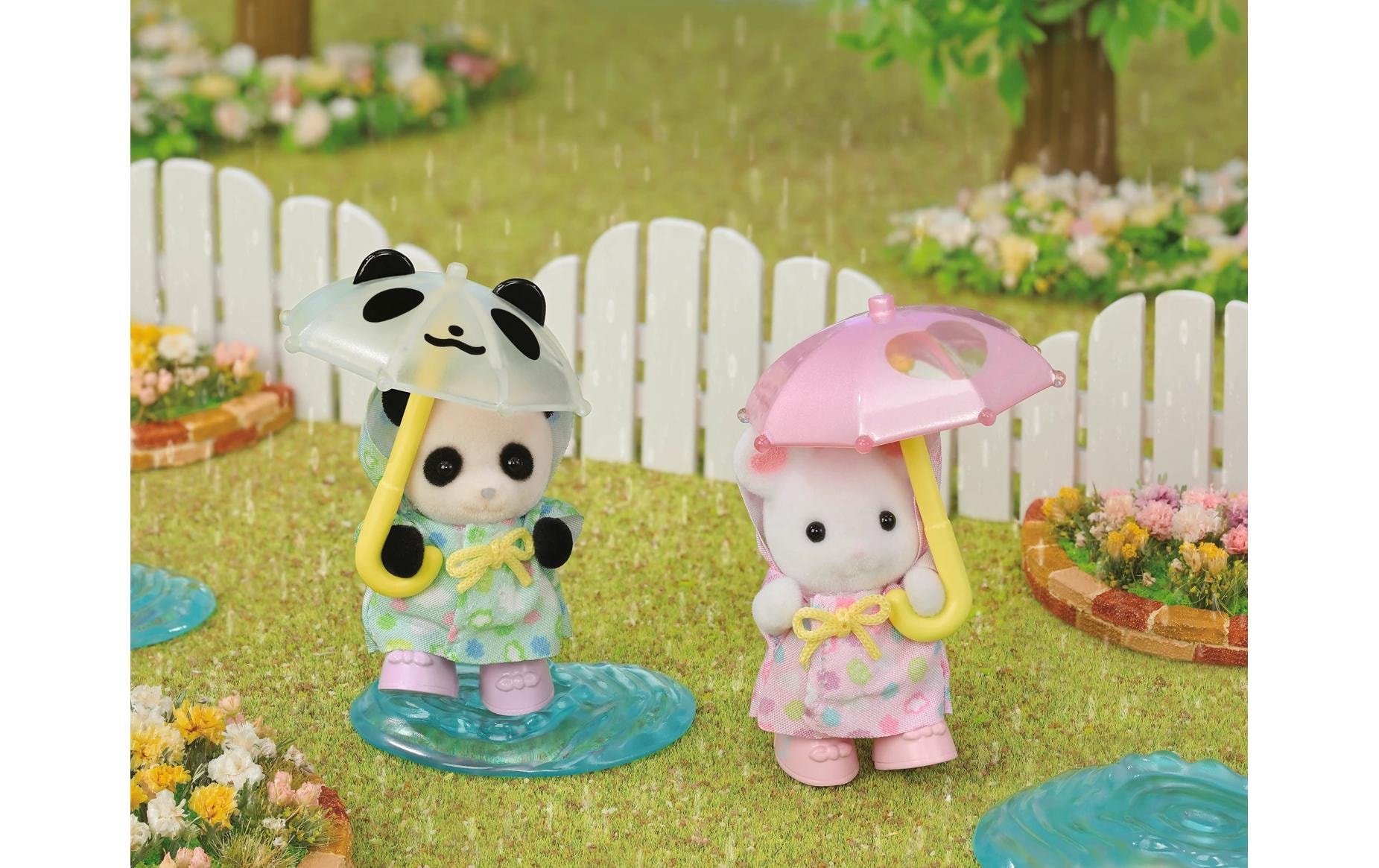 Sylvanian Families Spielfigur »Freunde Regenwetter Erlebniskindergarten«