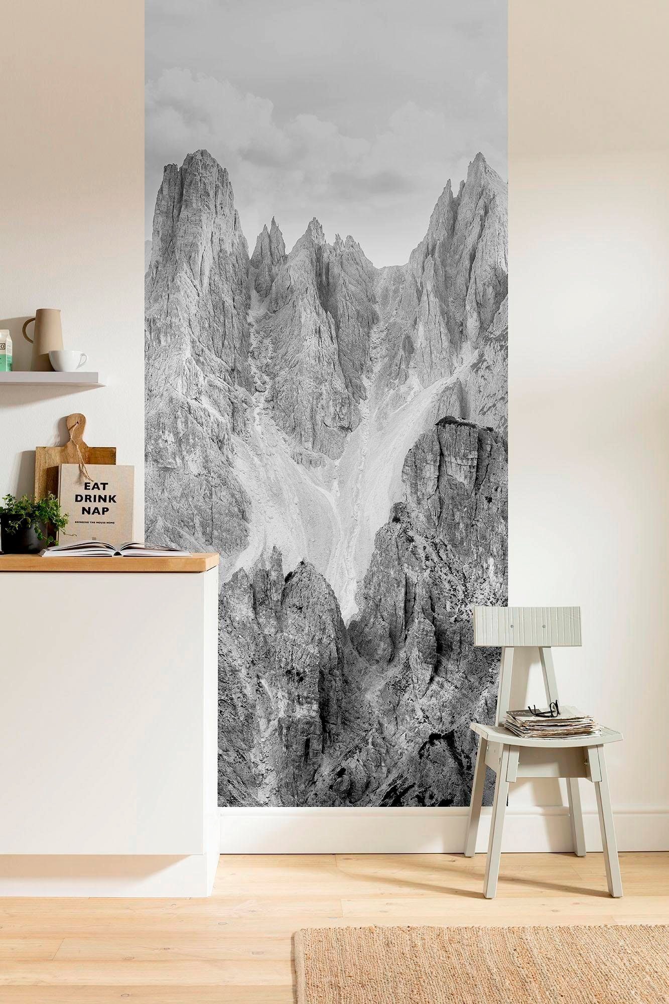 Komar Vliestapete »Digitaldruck Vlies -  Peaks Panel - Grösse 100 x 250 cm« bedruckt glatt Wohnzimmer, Schlafzimmer