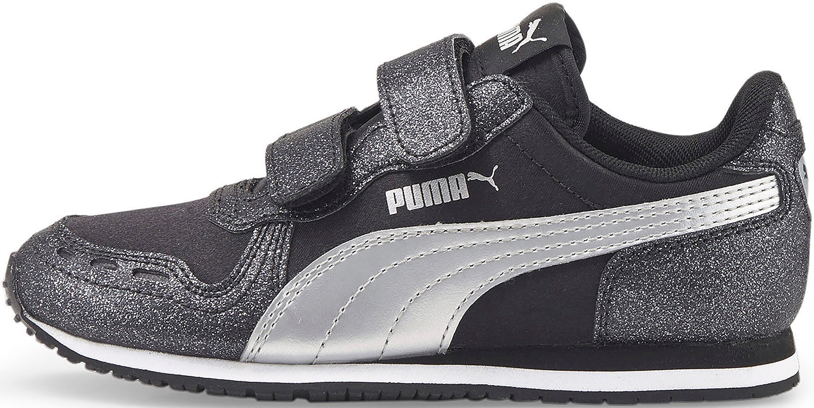 PUMA Sneaker »CABANA RACER GLITZ V PS«, mit Klettverschluss