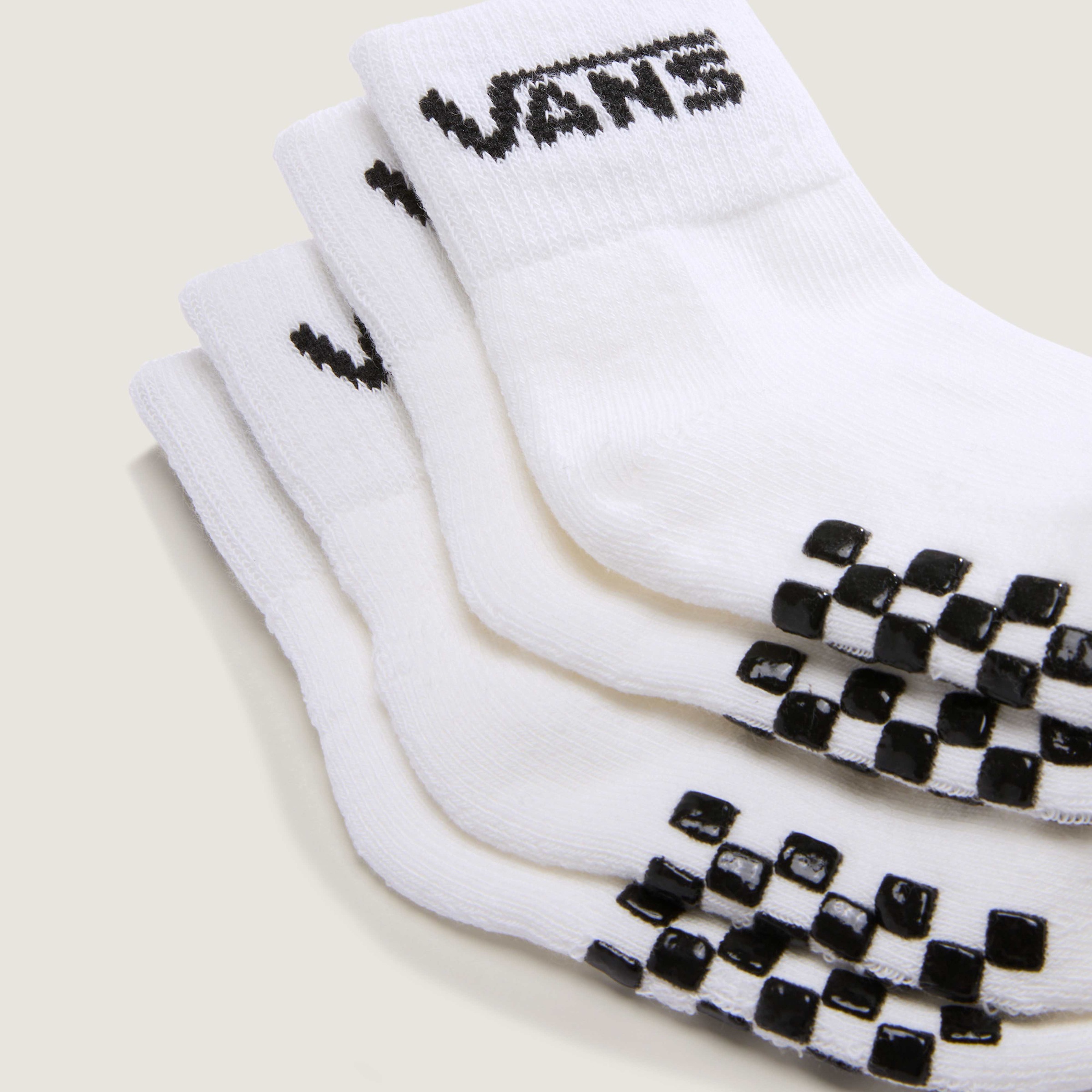 Vans Sportsocken »CLASSIC CREW« 2 Paar tlg. für Babys, Stoppersocken, 2er-Pack, aus Baumwollmischung, elastisch