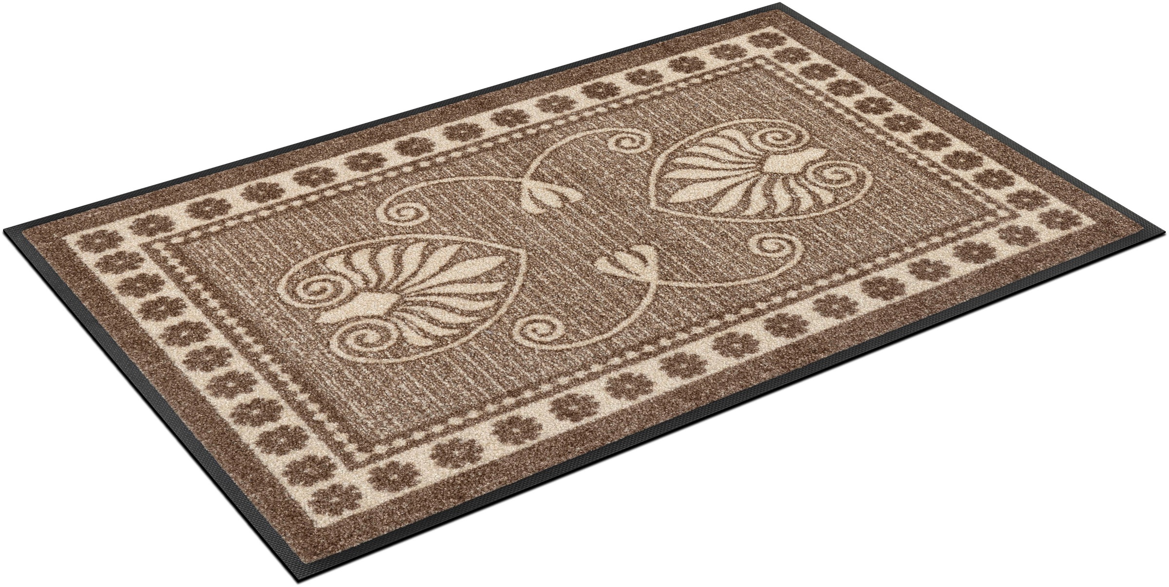 Image of wash+dry by Kleen-Tex Fussmatte »Ornamentalli«, rechteckig, 7 mm Höhe, Schmutzfangmatte, rutschhemmend, In- und Outdoor geeignet, waschbar bei Ackermann Versand Schweiz