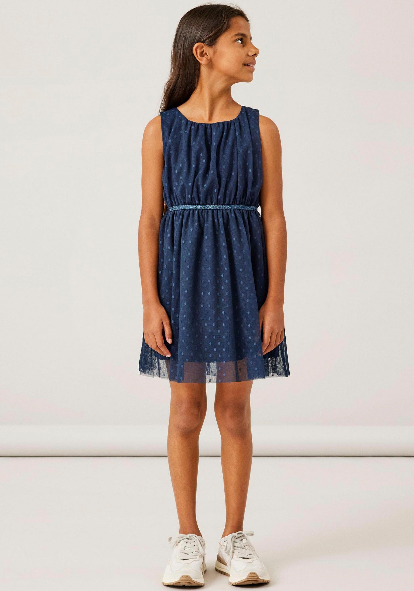 Image of Name It Tüllkleid "NKFVABOSS SPENCER" Kunstfaser, elastische Taille mit Glitzereffekt