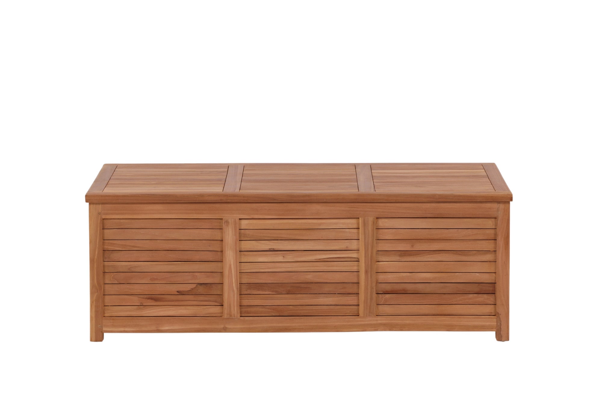 Venture Home Coffre »Trento, Teakholz-Kissenbox, belastbar bis 150 kg« boîte de rangement, bois noble naturel, résistant aux intempéries, assise possible